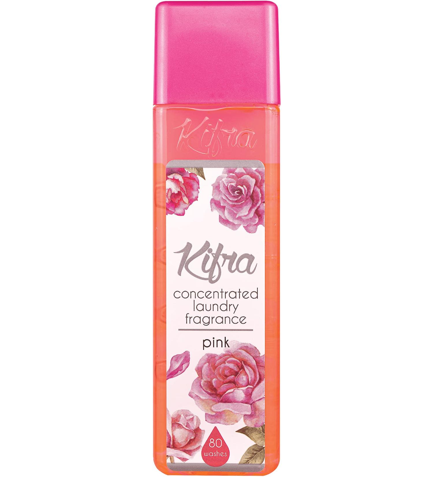 KIFRA PINK Concentrated Laundry Fragrance 200ml - Long Lasting Scent for 80 Washes - Buy Online on GoSupps.com