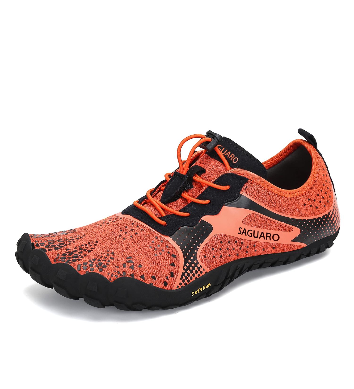Womens Barefoot Trail Running Shoes 9.5 Orange | Wide Toe Box  Zero Drop Sole | Outdoor Cross Trainer for Minimalist Walking - Buy Online on GoSupps.com