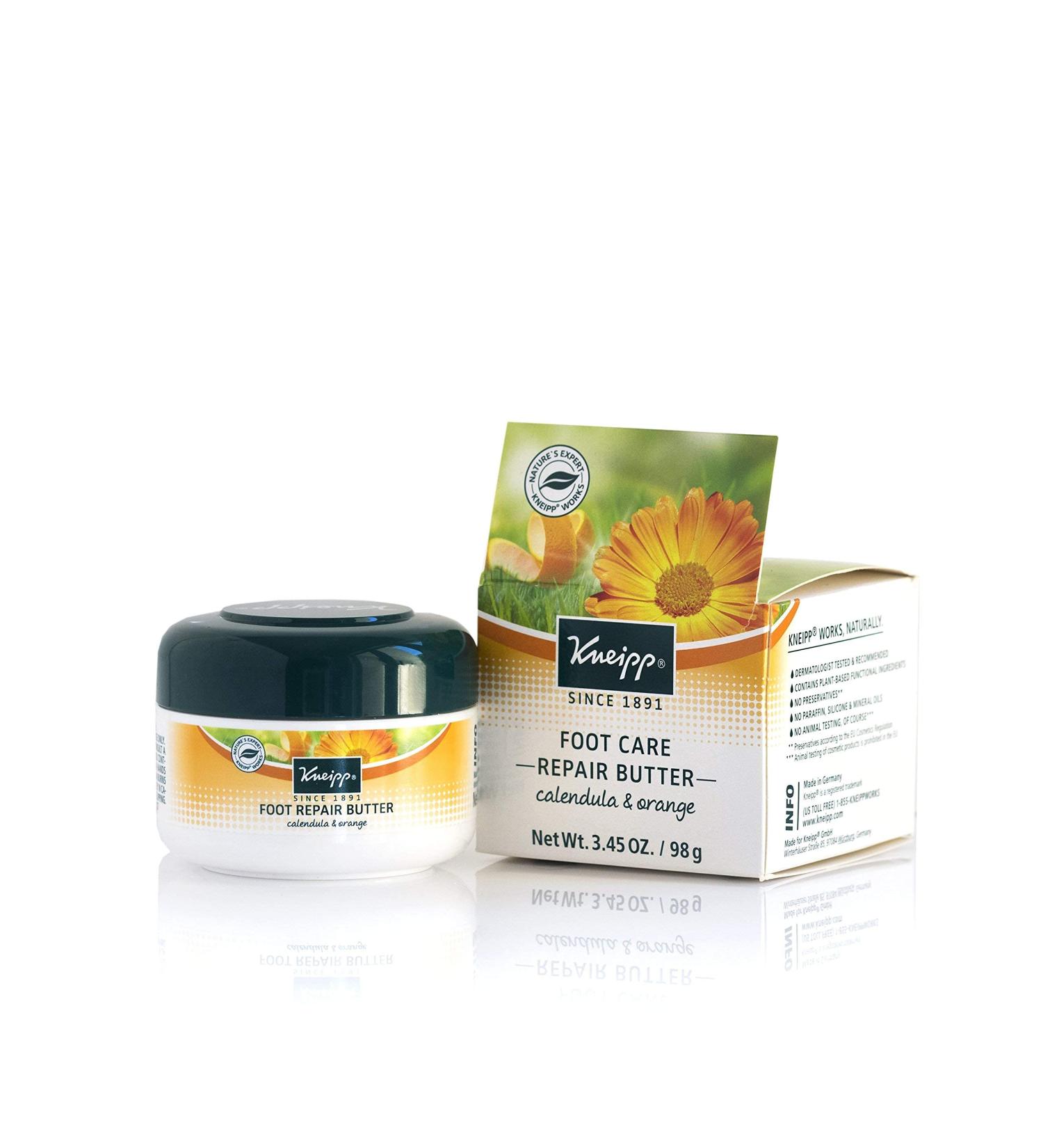 Kneipp Healthy Feet Foot Repair Calendula Orange 3.38 fl. oz. - Soothing Foot Cream - Buy Online on GoSupps.com
