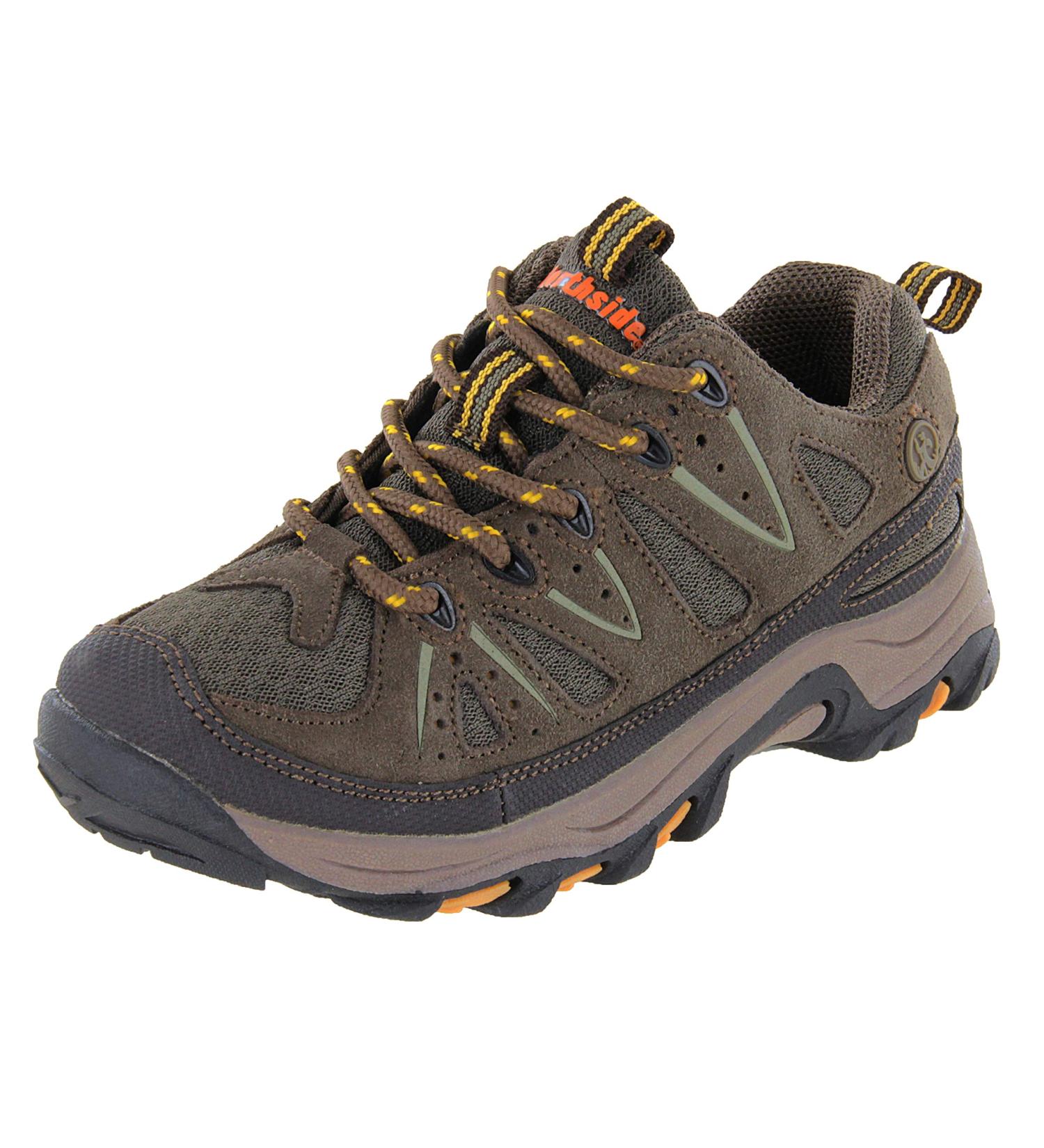 Northside Cheyenne JR Hiking Boot - Big Kid (8-12 Years) Size 4, Taupe/Mango - Buy Online on GoSupps.com