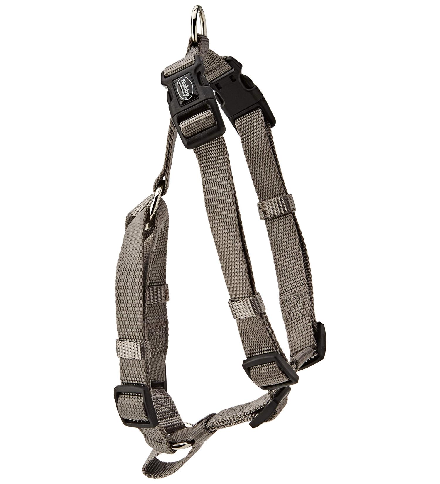 Nobby Harness Classic - Mouse Grey Adjustable 50-70 cm 20 mm Width - 1 Piece - Perfect for Pet Comfort - Buy Online on GoSupps.com