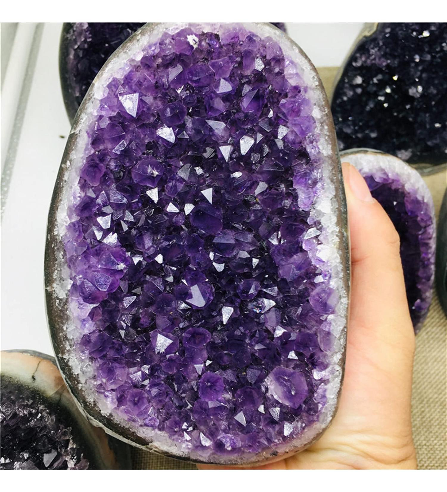 Natural Crystal Rough Natural Uruguay Dream Amethyst Quartz Crystal Cluster Specimen 1pc (Color : 800-900g) - Buy Online on GoSupps.com