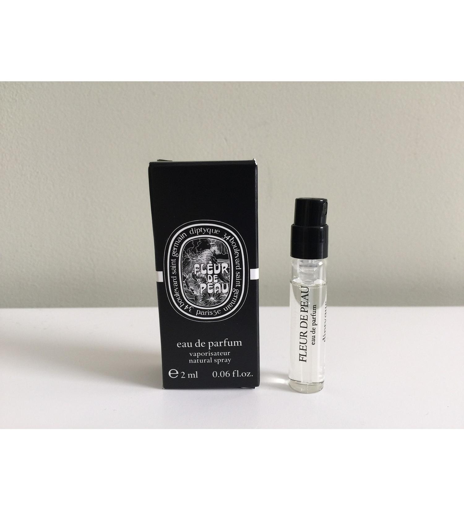 DIPTYQUE Fleur de Peau Eau de Parfum Deluxe Mini.06 oz Musk Iris Ambrettolide Pink Peppercorn 0.06 Fl Oz (Pack of 1)