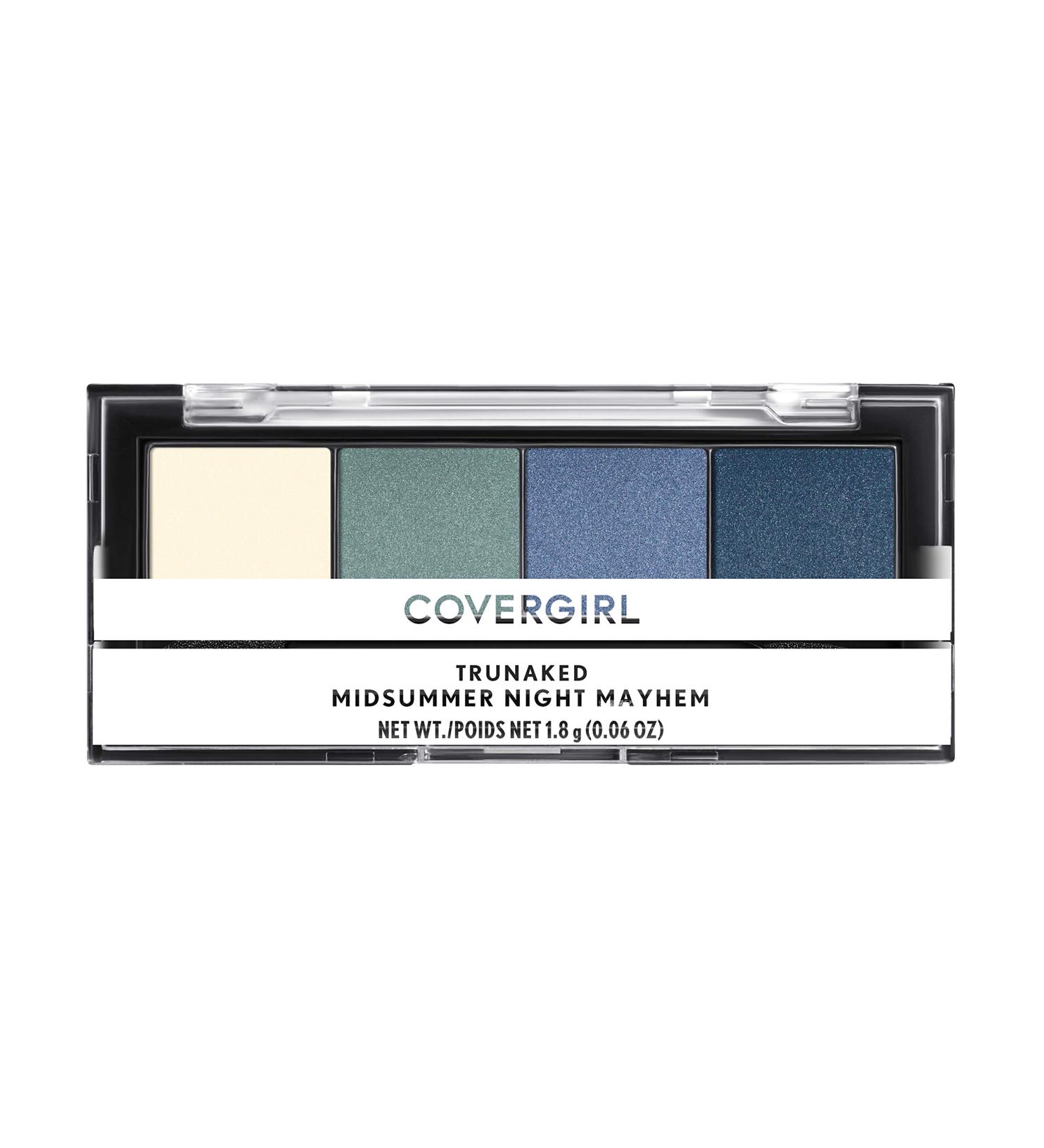 COVERGIRL TruNaked Quad Eyeshadow Palette - Night Mayhem, Midsummer Night - 0.06 oz - Buy Online on GoSupps.com