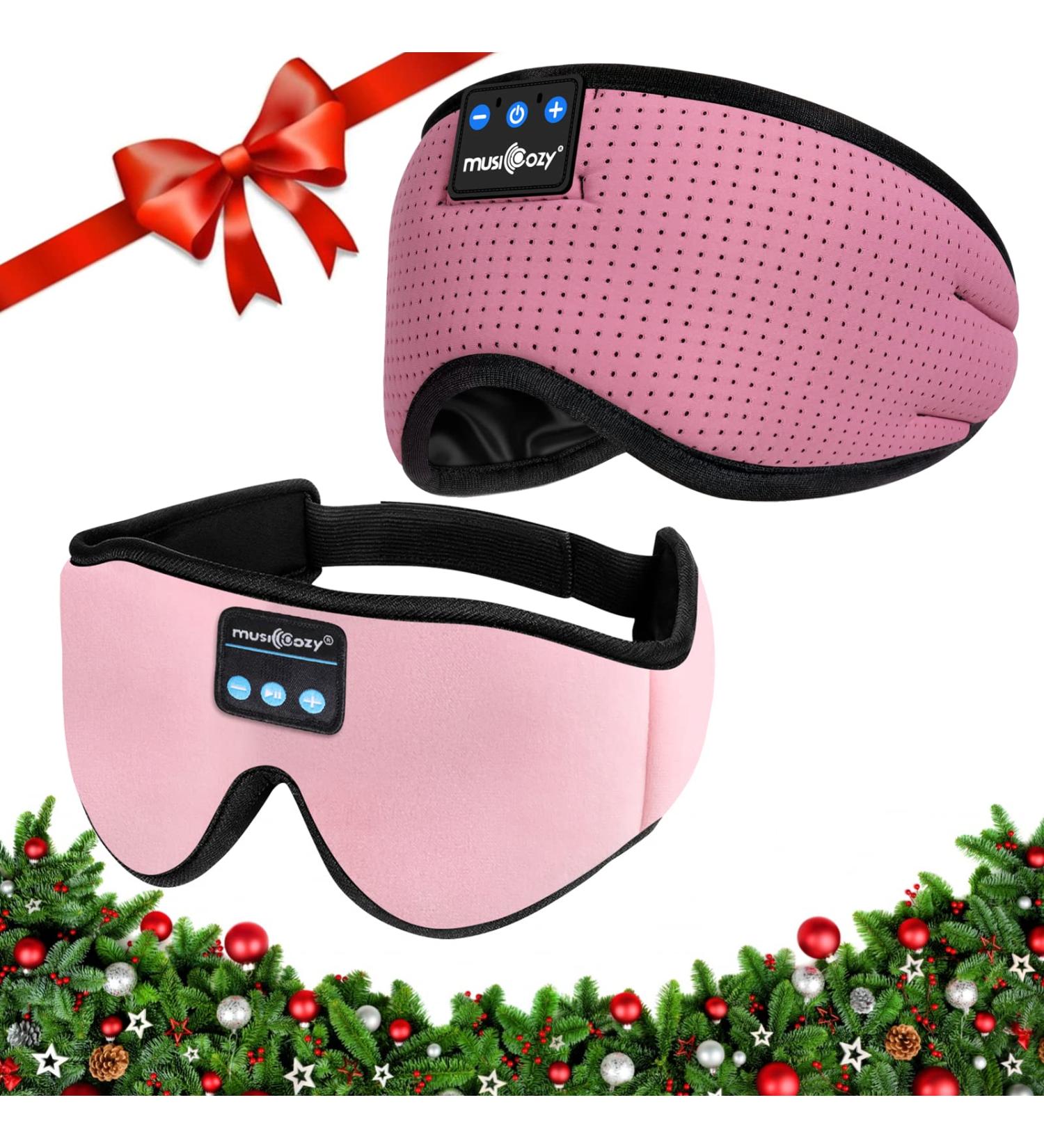 Musicozy Sleep Headphones: Bluetooth 5.2 Headband with Wireless Eye Mask and Earbuds - 2 Pack for Side Sleepers, Women, Office, Air Travel - Cool Tech Gadgets and Unique Gifts - Buy Online on GoSupps.com