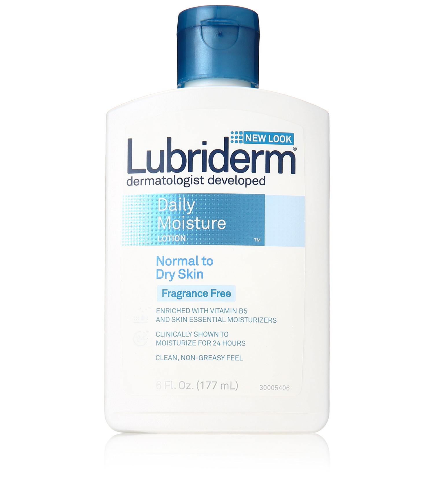 Lubriderm Daily Moisturizer Lotion for Normal to Dry Skin - Fragrance Free 6 oz (Pack of 6) | International Shipping - Buy Online on GoSupps.com