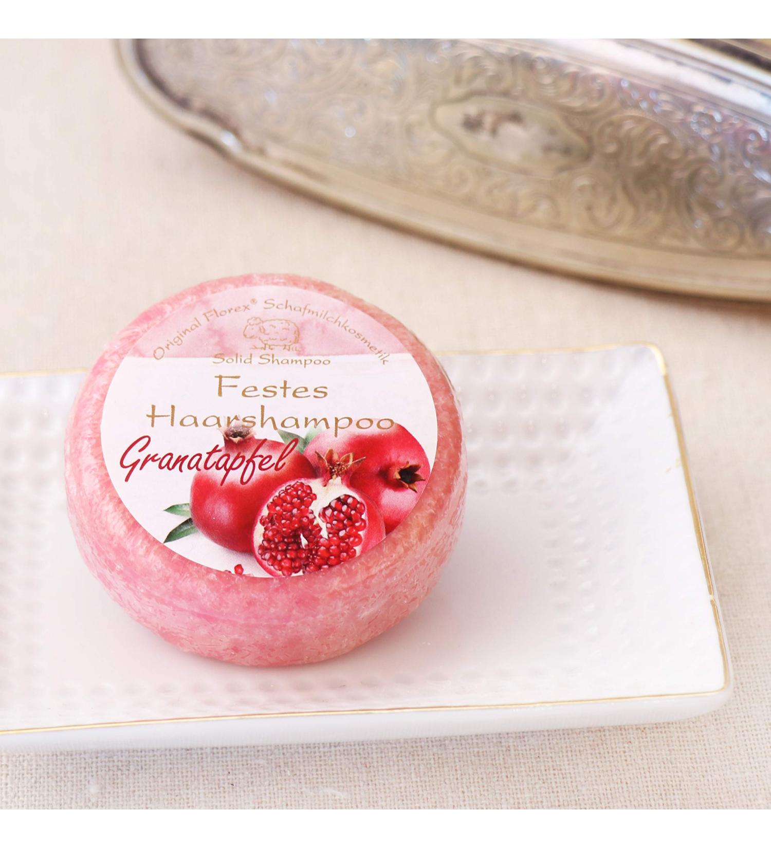  Florex Hair-fixing shampoo 2 x 58 g pomegranate with sheep's milk wrapped in plastic film - Buy Online on GoSupps.com