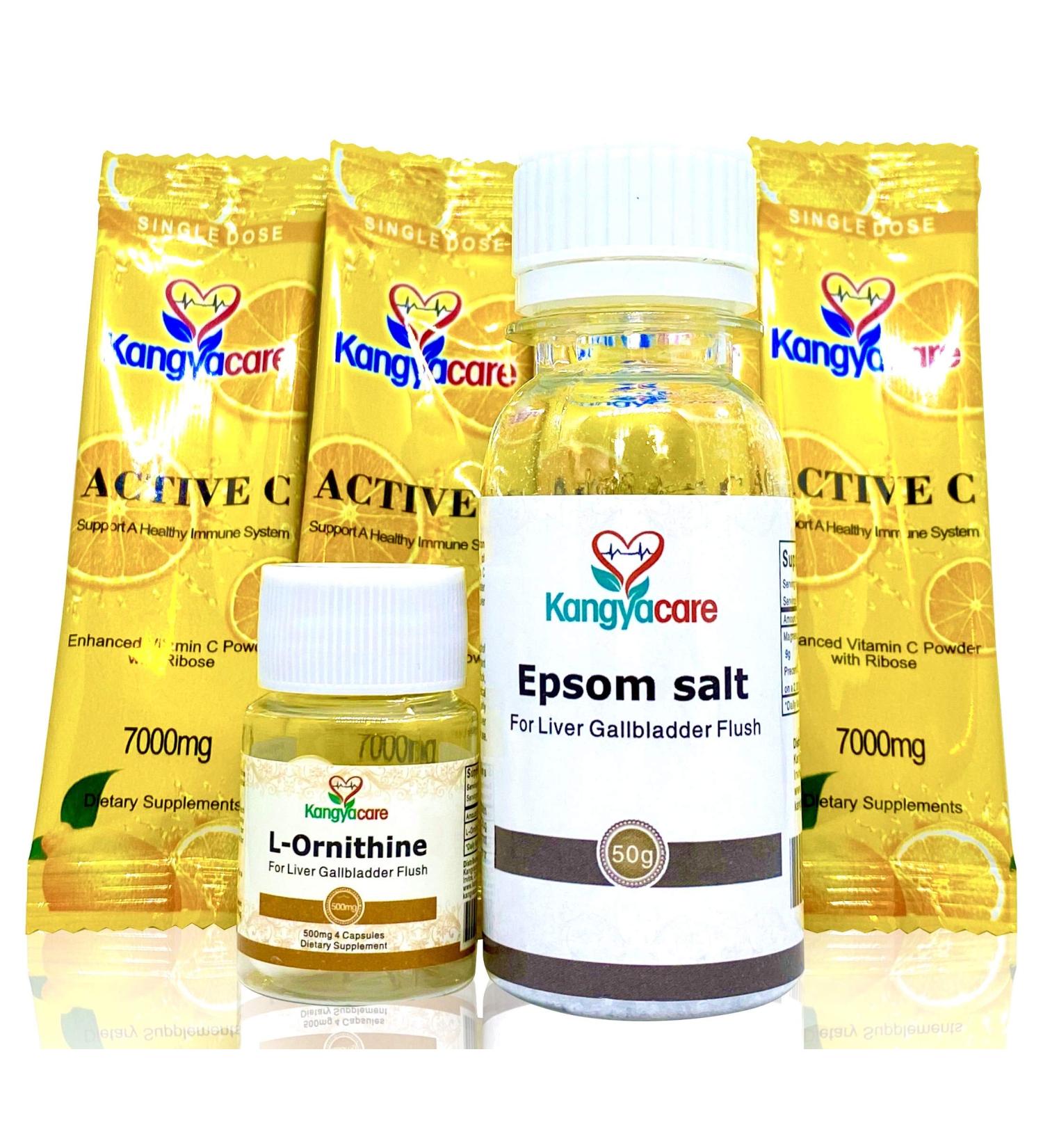 Kangyacare Liver Gallbladder Flush - 1-Night Cleanse Detox Protocol - 7 Piece Set - Buy Online on GoSupps.com