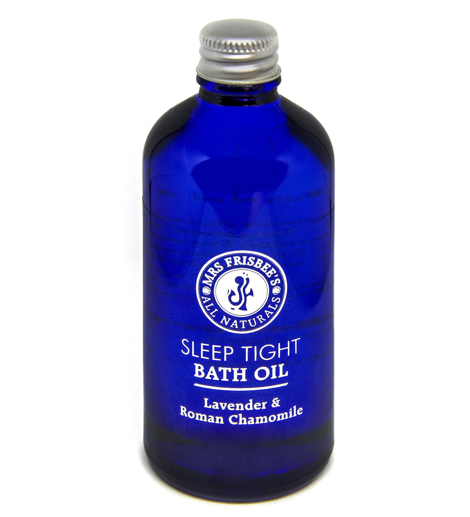 Sleep Tight Aromatherapy Bath Oil - Lavender & Roman Chamomile, Jojoba & Sunflower Seed Oil, Natural Vitamin E - Handmade, Vegan, Cruelty Free (100ml) - Buy Online on GoSupps.com
