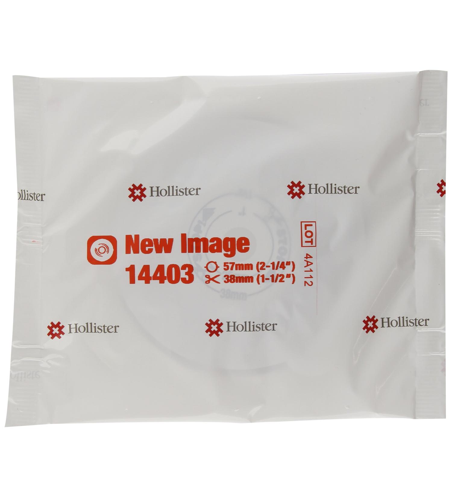 Hollister New Image Cut-to-Fit Convex Flex Wear Skin Barrier with Tape, Barrier Max. of 1 1/2", Size 2 1/4", Red, 5/Bx, HOL14403