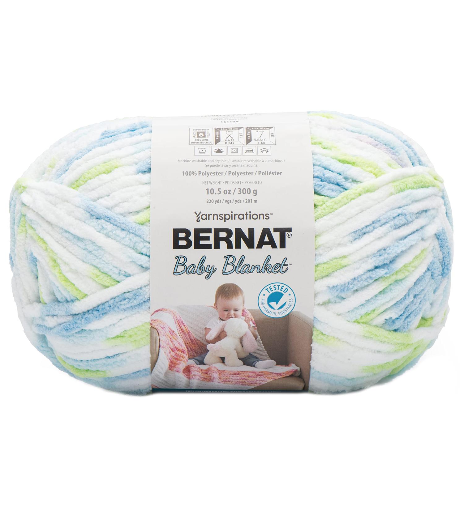 Bernat Baby Blanket Big Ball Funny Prints
