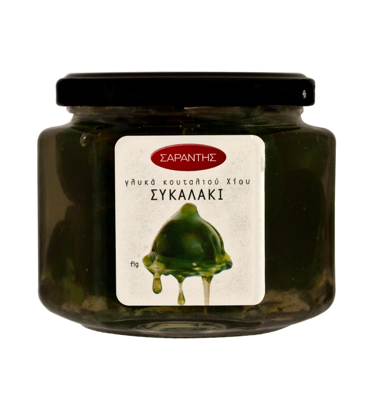 Greek Sweet Fruit Preserve in Syrup Fig Net Weight 2 x 453 Gram Glass Jars 900g - Buy Online on GoSupps.com