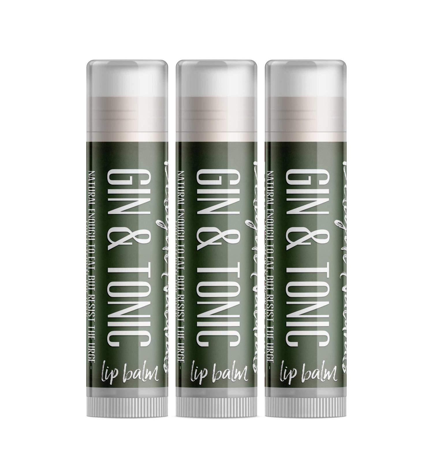 Gin and Tonic Lip Balm - Set of Three