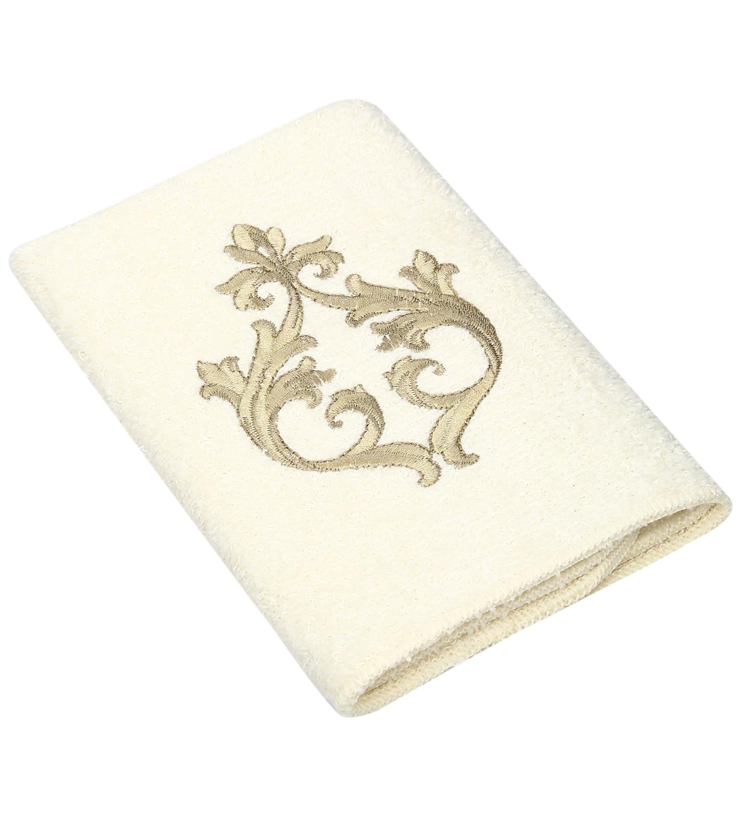 Avanti Linens Monaco Wash Cloth, Ivory Ivory Washcloth