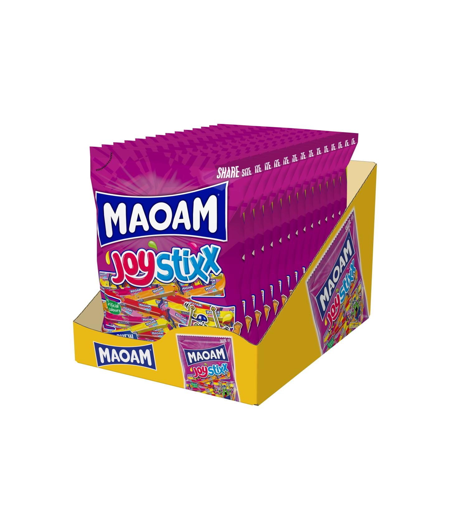 HARIBO MAOAM Joystixx Sweets Sharing Bags Case 14 x 140g - Buy Online on GoSupps.com