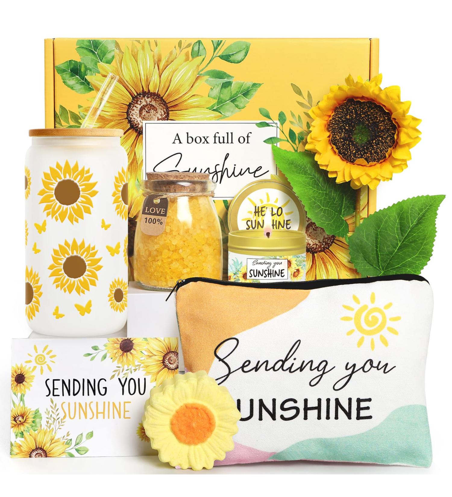 Unique Birthday Gifts for Women | Sunflower & Get Well Soon Gift Baskets | Spa Gifts & Thank You Presents - Buy Online on GoSupps.com