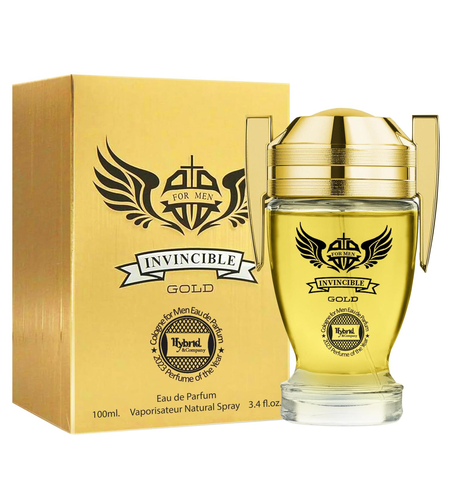 Hybrid & Company Invincible Gold For Men Pour Homme Eau De Toilette Natural Spray 3.4FL.OZ - Buy Online on GoSupps.com