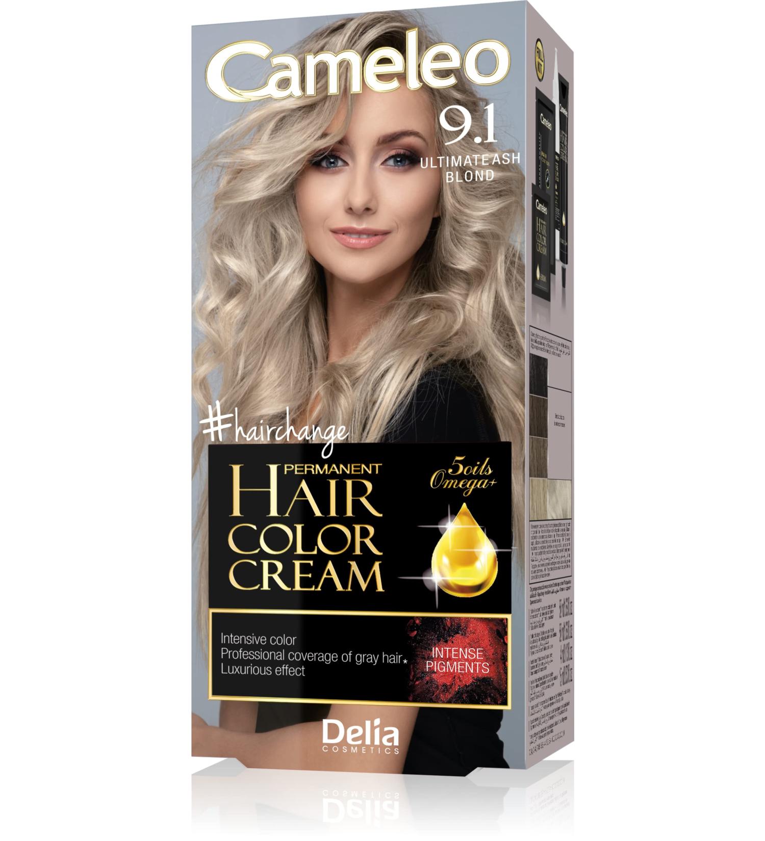 Delia Cameleo Cr me colorante permanente avec om ga Plus 9.1 Blond cendr  - Buy Online on GoSupps.com