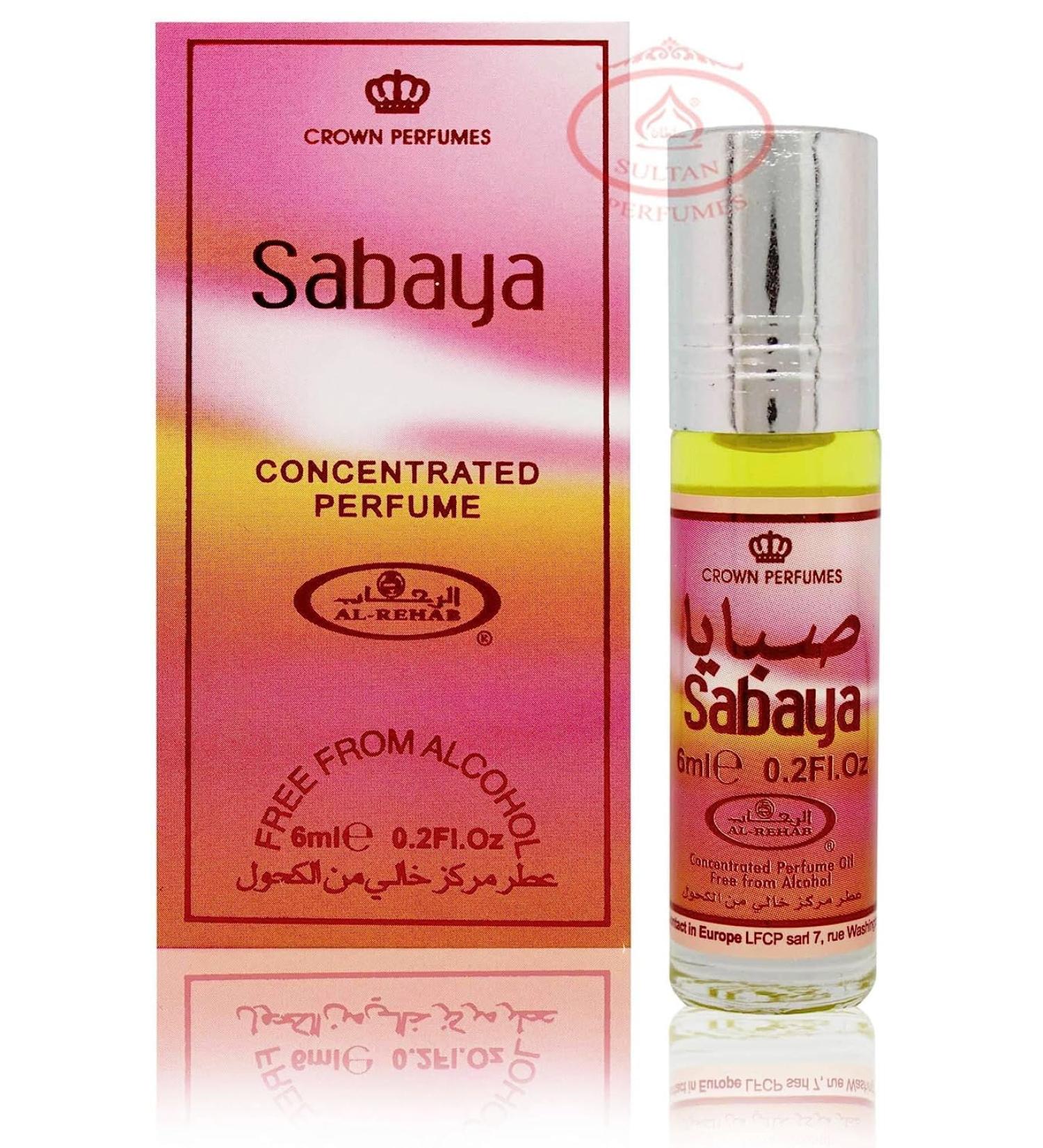 RSGM 6ml AL REHAB Sabaya Concentrated Roll-on Attar Perfume Oil for Women