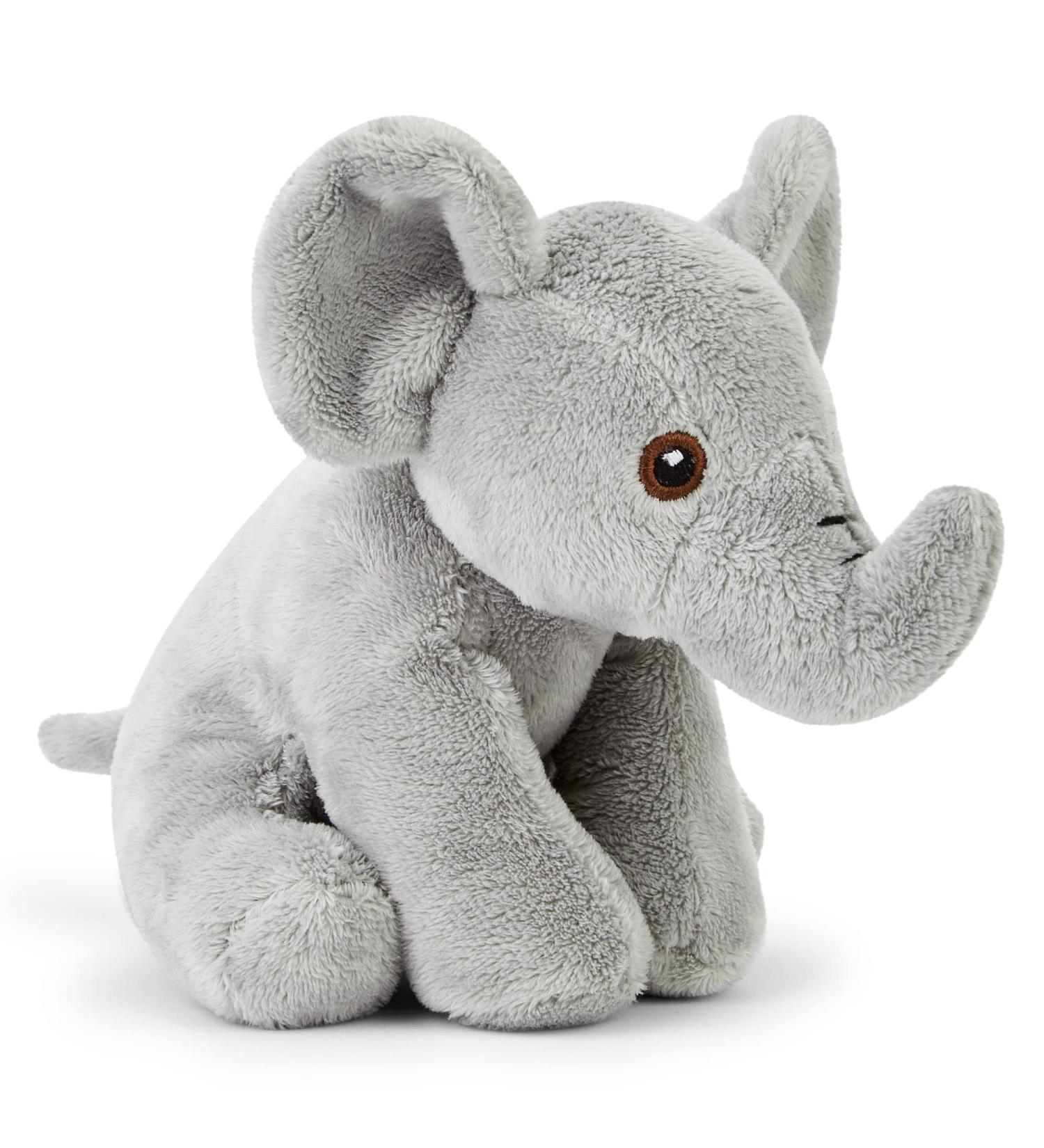Zappi Co 100% Recycled Plush Elephant Toy (13-15cm) - Soft & Cuddly Stuffed Animal for Newborns | TikTok Featured, Realistic Design - Buy Online on GoSupps.com