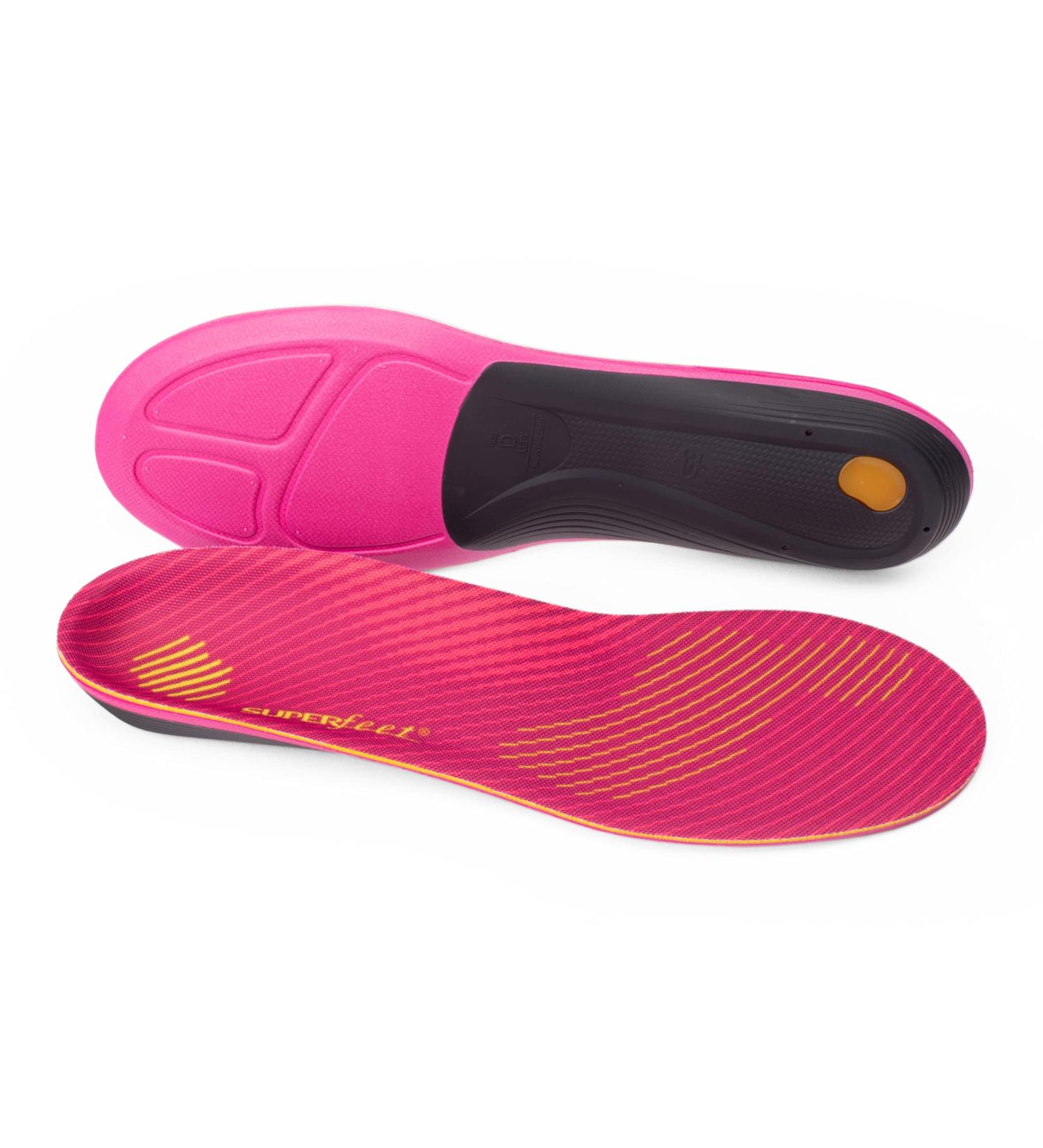 Superfeet Run Comfort Women's Orthotic Insoles - Arch Support for Running Shoes - Plum, Size 8.5-10 - Buy Online on GoSupps.com