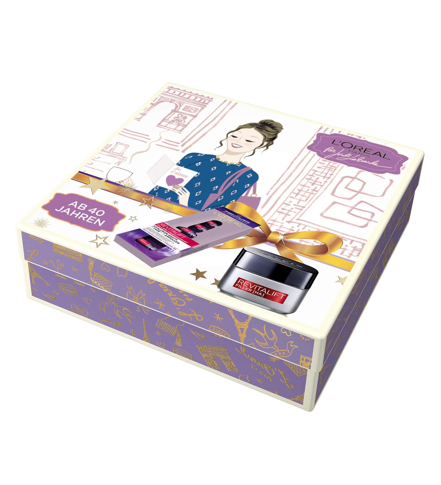 L'Or al Paris LOr al Paris Filler Facial care with high dose hyaluronic acid ampoules and day cream for intensive hydration and nourished skin 471 g - Buy Online on GoSupps.com