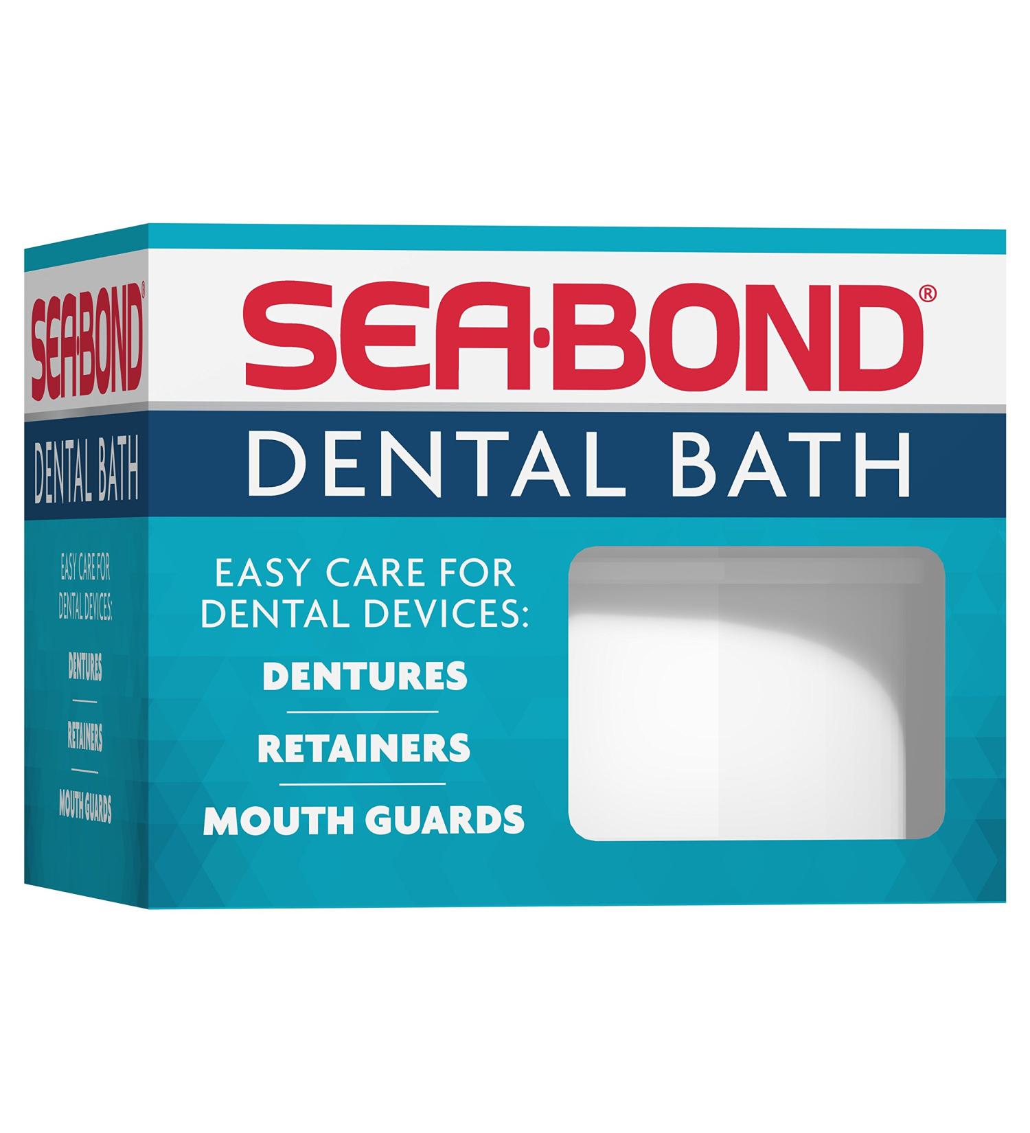 Sea Bond Denture Bath for Daily Cleaning - Assorted Colors - Buy Online on GoSupps.com