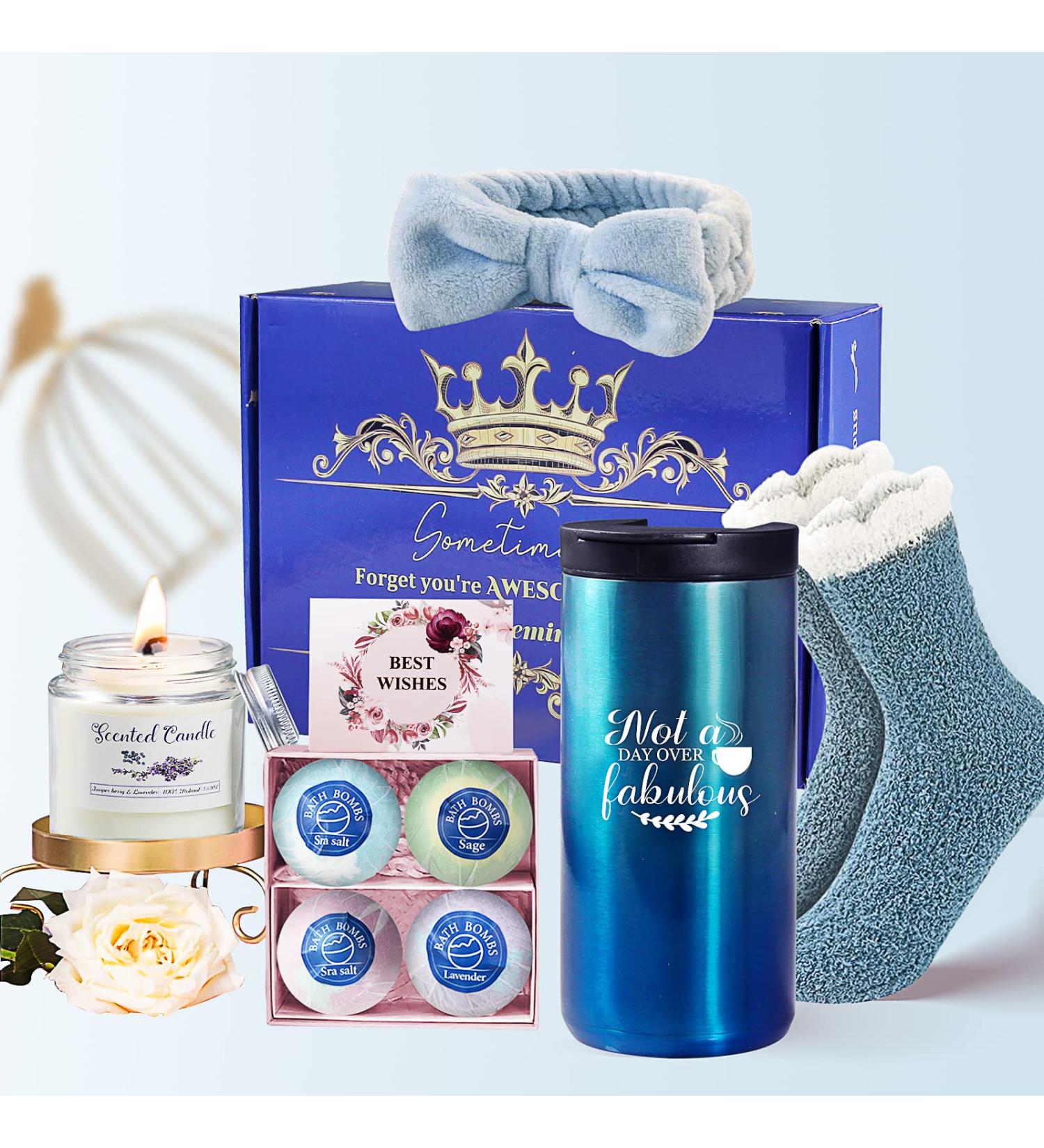 Gift Basket for Women: Unique Self-Care Spa Gifts for Mom, Wife, Sister - Perfect Birthday Gift Idea for Women Who Have Everything - Buy Online on GoSupps.com