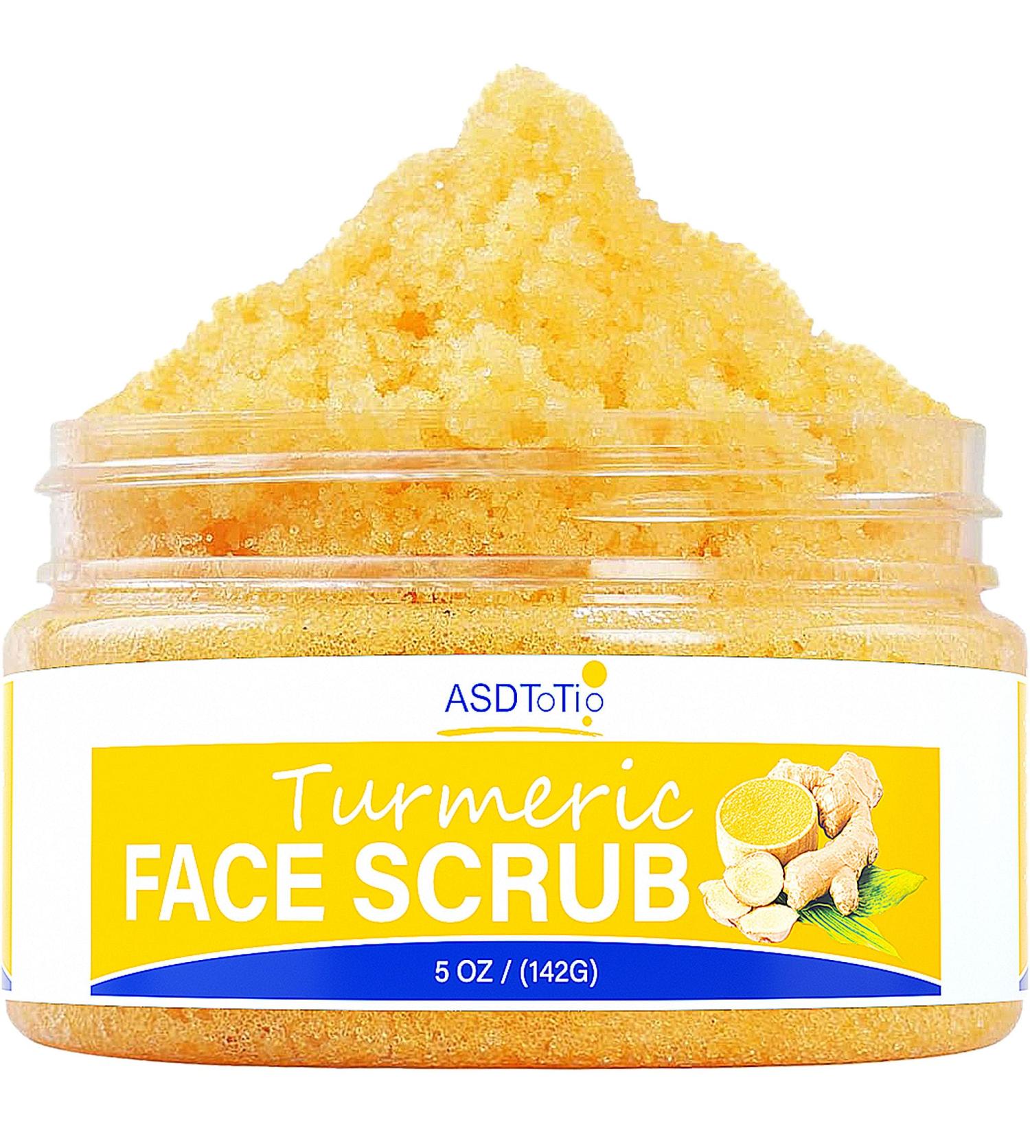 Shop Turmeric Scrub for Face & Body - Natural Vitamin C Skin Care | Hydrate & Cleanse for All Skin Types - Buy Online on GoSupps.com