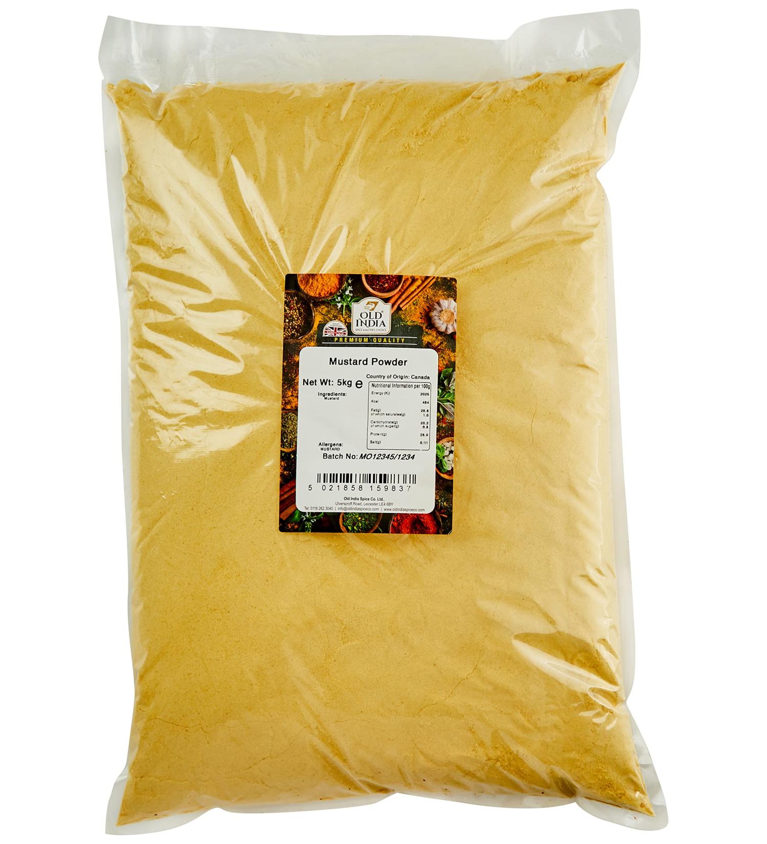Old India Mustard Powder 5kg Classic - Premium Quality 5 kg (Pack of 1) - Buy Online on GoSupps.com