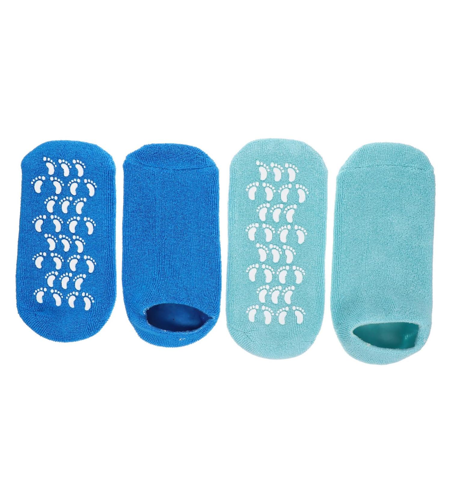 FOMIYES 4 Pairs Gel Socks Moisturizing Foot Covers Moisturizing Foot Socks Spa Use Socks Household Foot Care Products Gel Spa Socks Supple Spa Socks Feet Nursing Socks Salon Foot Covers - Buy Online on GoSupps.com