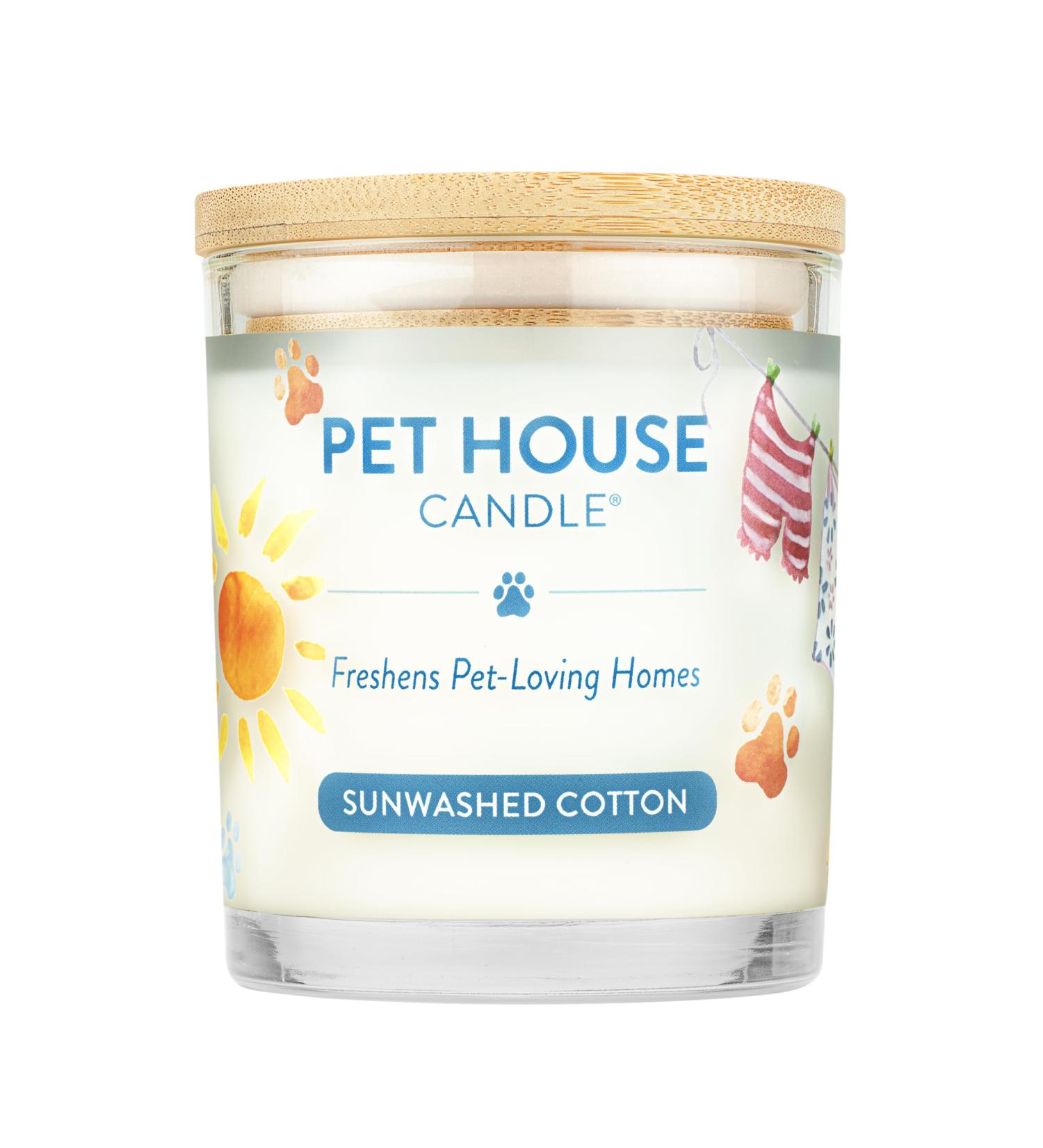 One for All Pet House Candle - 100% Soy Wax Non-Toxic & Eco-Friendly Fragrance Sun-Washed Cotton Scent Pet-Free Disposal Ideal for Home - Buy Online on GoSupps.com