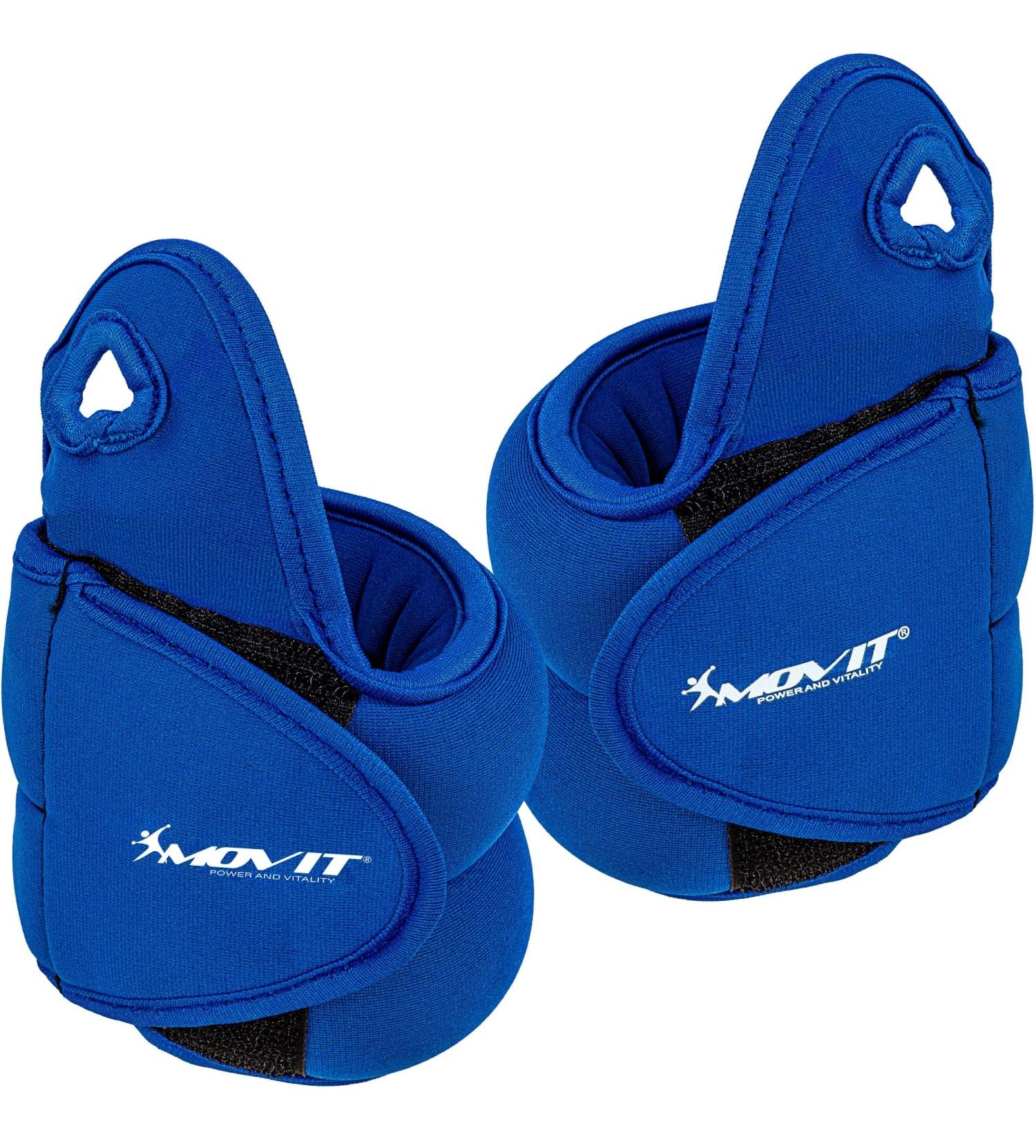Movit 2 Set Neoprene Weight Cuffs with Thumb Loops | Running Weights for Wrists | 0.5kg to 2.0kg | 3 Colors Available - Buy Online on GoSupps.com