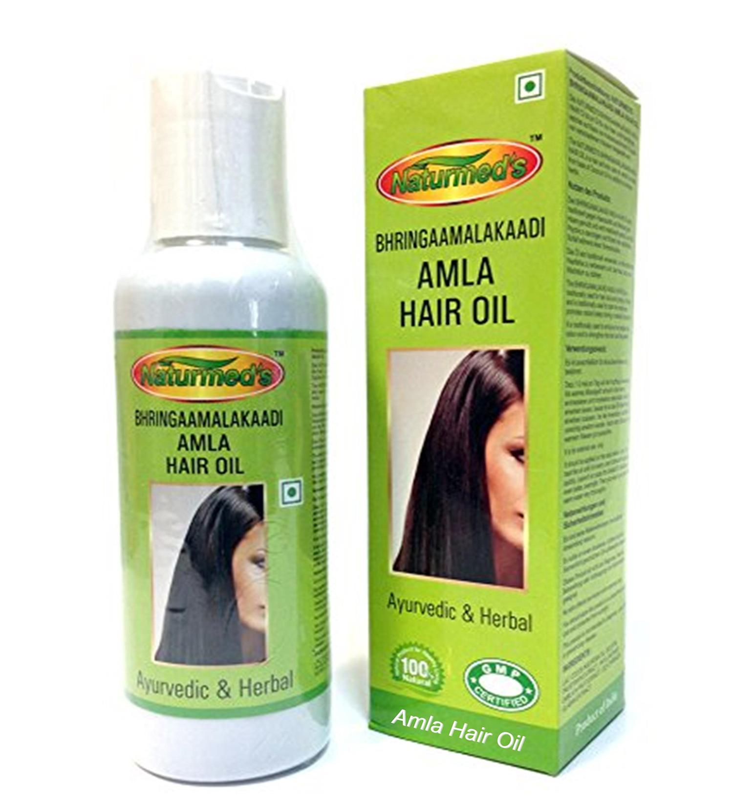 naturmeds bhringa amalakaadi Oil (ayurvedic oil for prevention of aging and hair loss 100% natural) 150 ml - Buy Online on GoSupps.com