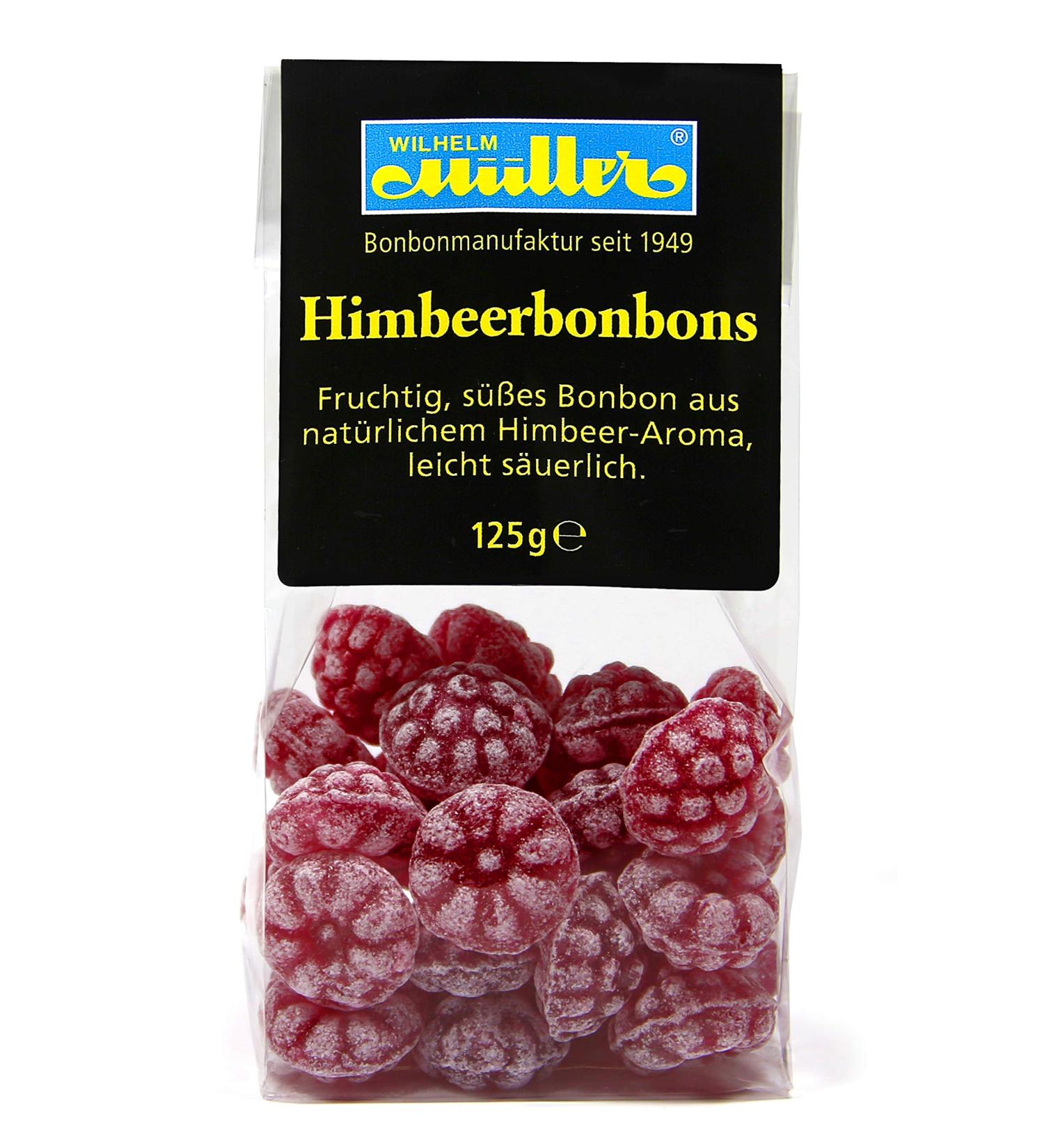 Raspberry candy - Fruity and sweet candy made from natural raspberry flavor (10 bags - 10% discount) Raspberry 125 g (pack of 10)