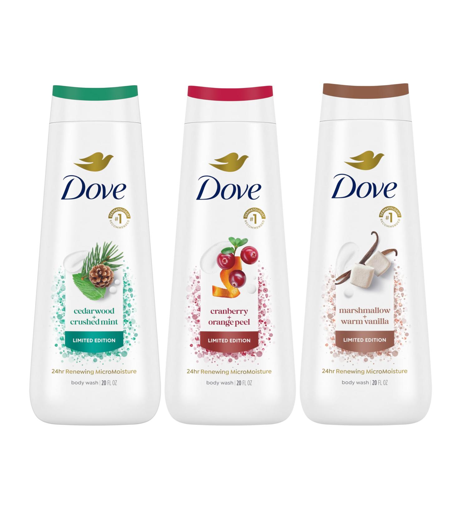 Dove Body Wash 3 Count Mixed Pack for Renewed Healthy-Looking Skin Gentle Skin Cleanser with 24hr Renewing MicroMoisture - Buy Online on GoSupps.com