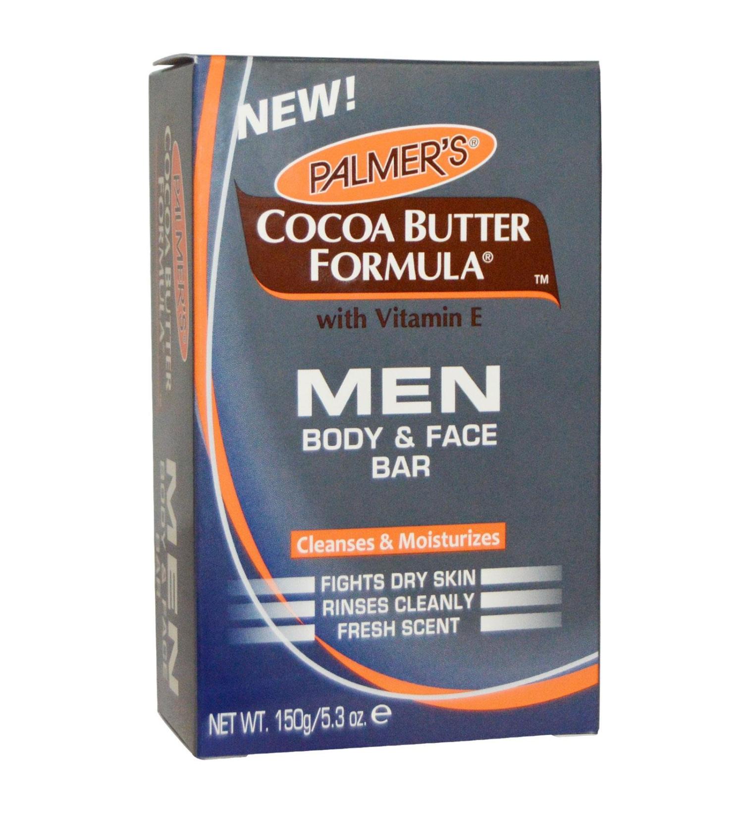 Palmer's Cocoa Butter Formula with Vitamin E Men Body & Face Bar 5.3 Ounce