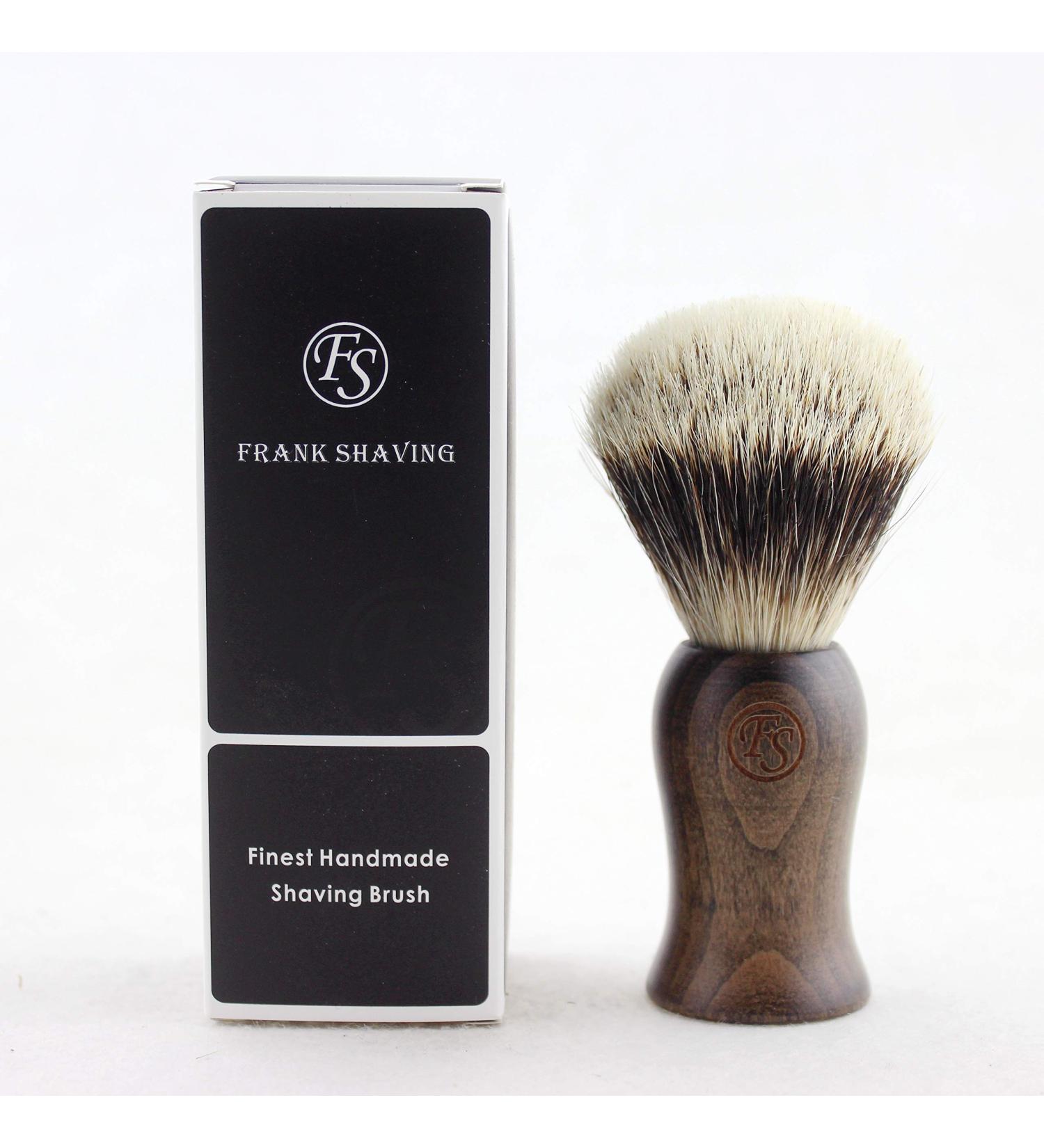 Frank Shaving Badger Hair Shaving Brush | Premium Men's Shaving Brush for Personal & Professional Use - International Shipping Available - Buy Online on GoSupps.com