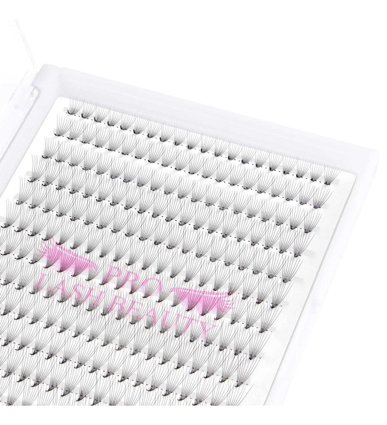 Premade Fans Eyelash Extensions 12D-D-0.07-13 Premade Volume Lash Extensions 320 Fans Pointed Base Fans 0.07 Premade Volume Fans C D Curl(12D-D-0.07-13) 13 mm 12D-D-0.07 - Buy Online on GoSupps.com