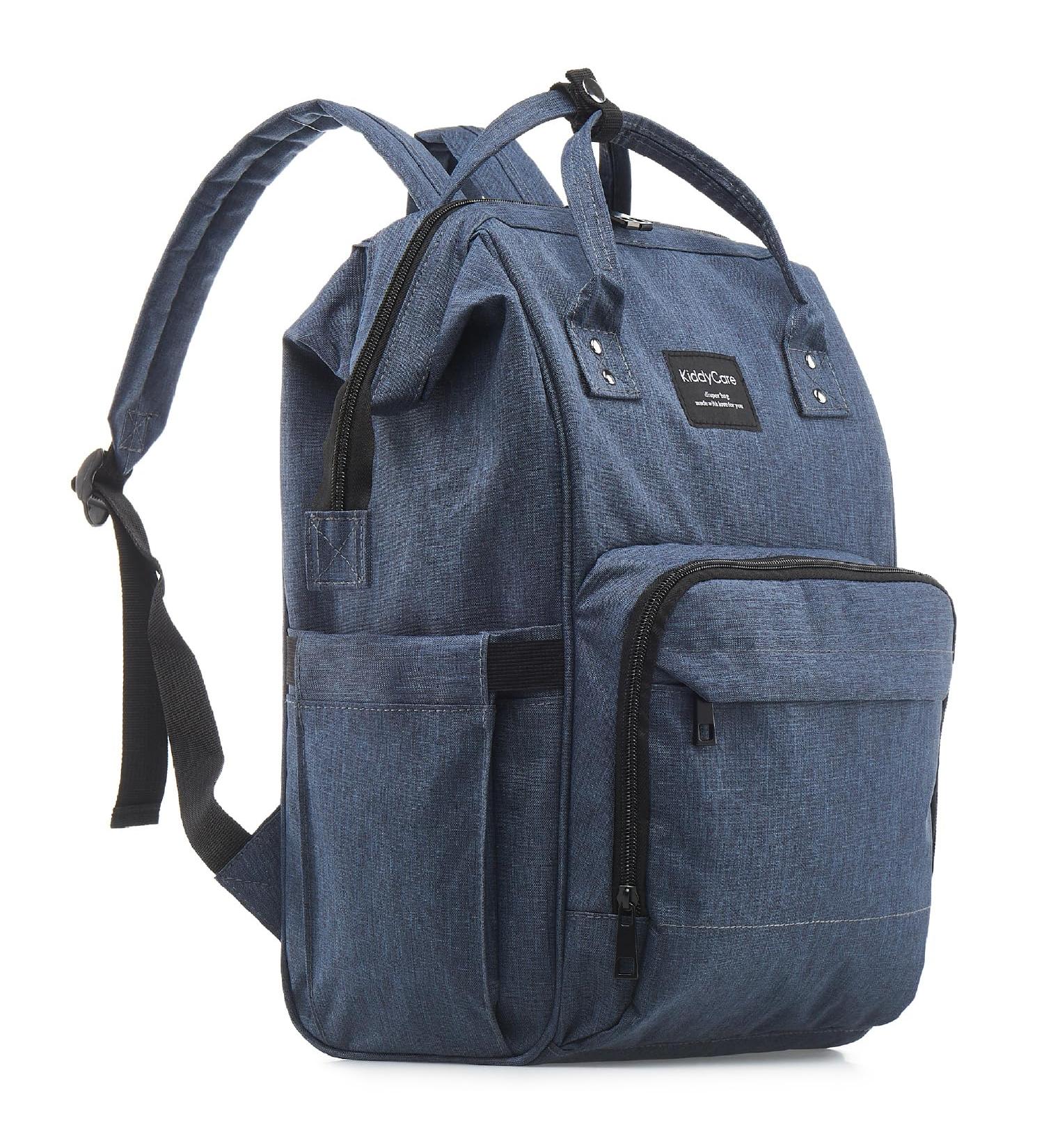 Buy KiddyCare Backpack - High-Quality 15-Pocket Baby Wrap & Isotherm Bottle Compartment Maternity Bag in Blue - Perfect for International Shipping - Buy Online on GoSupps.com