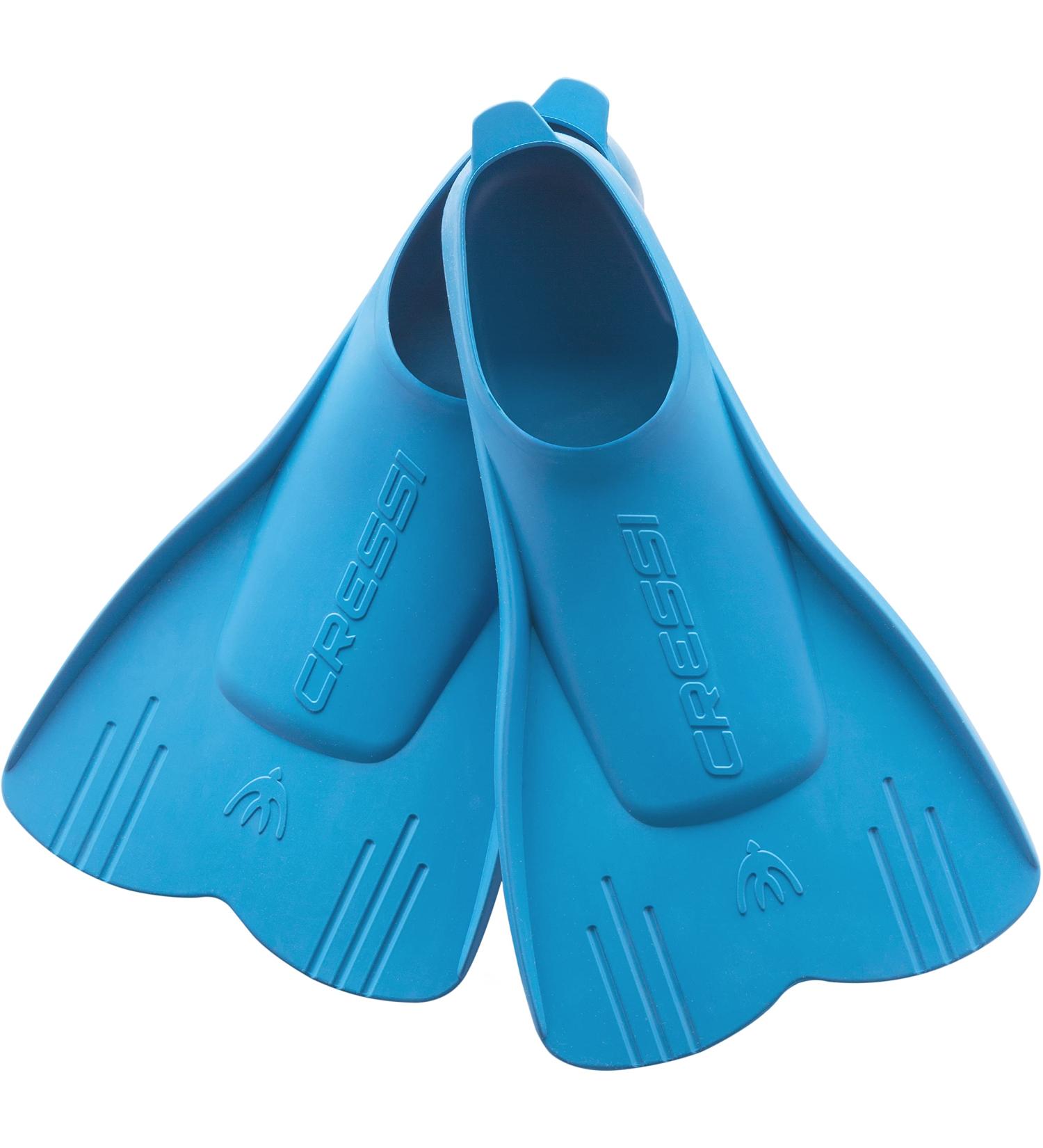 Cressi Mini Light Swim Fins for Kids 1+ Years | EU 29/31 | US Kid 11.5/13 - Ideal for Learning to Swim - Azure Blue - Buy Online on GoSupps.com