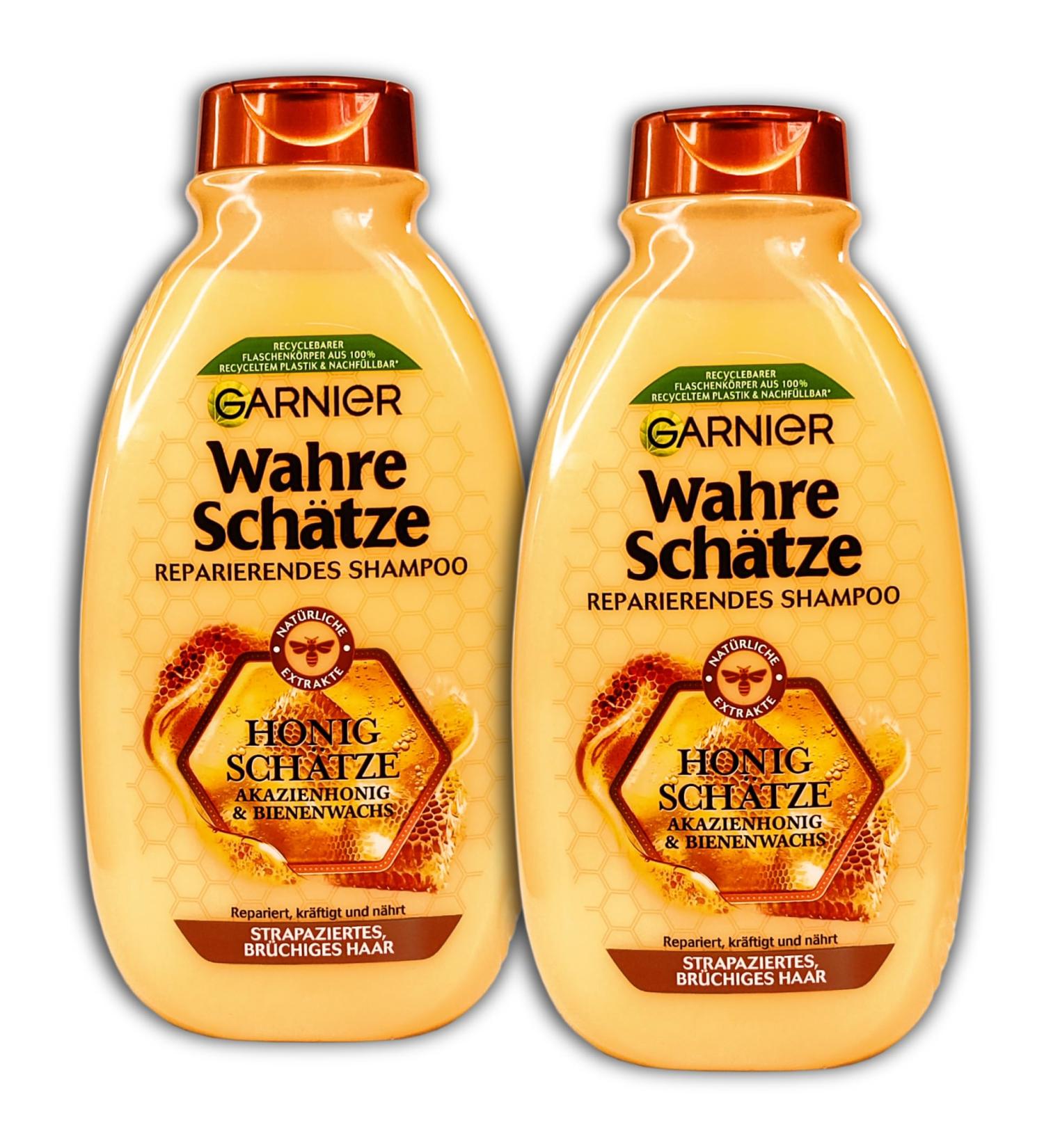 Garnier Garnier True Treasures Honey Repair Shampoo 2 x 250 ml
