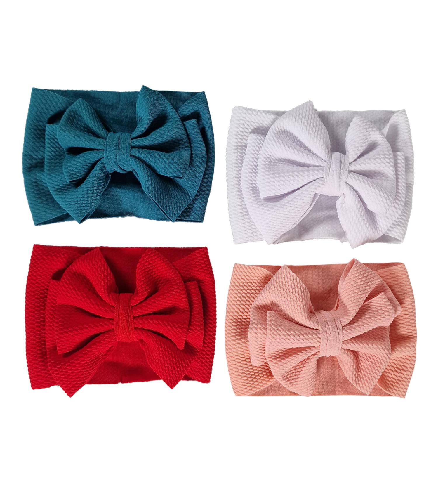 ROYAL ICON Baby Headbands for Girls - Soft & Comfortable Baby Bows (Pattern 9) - Buy Online on GoSupps.com