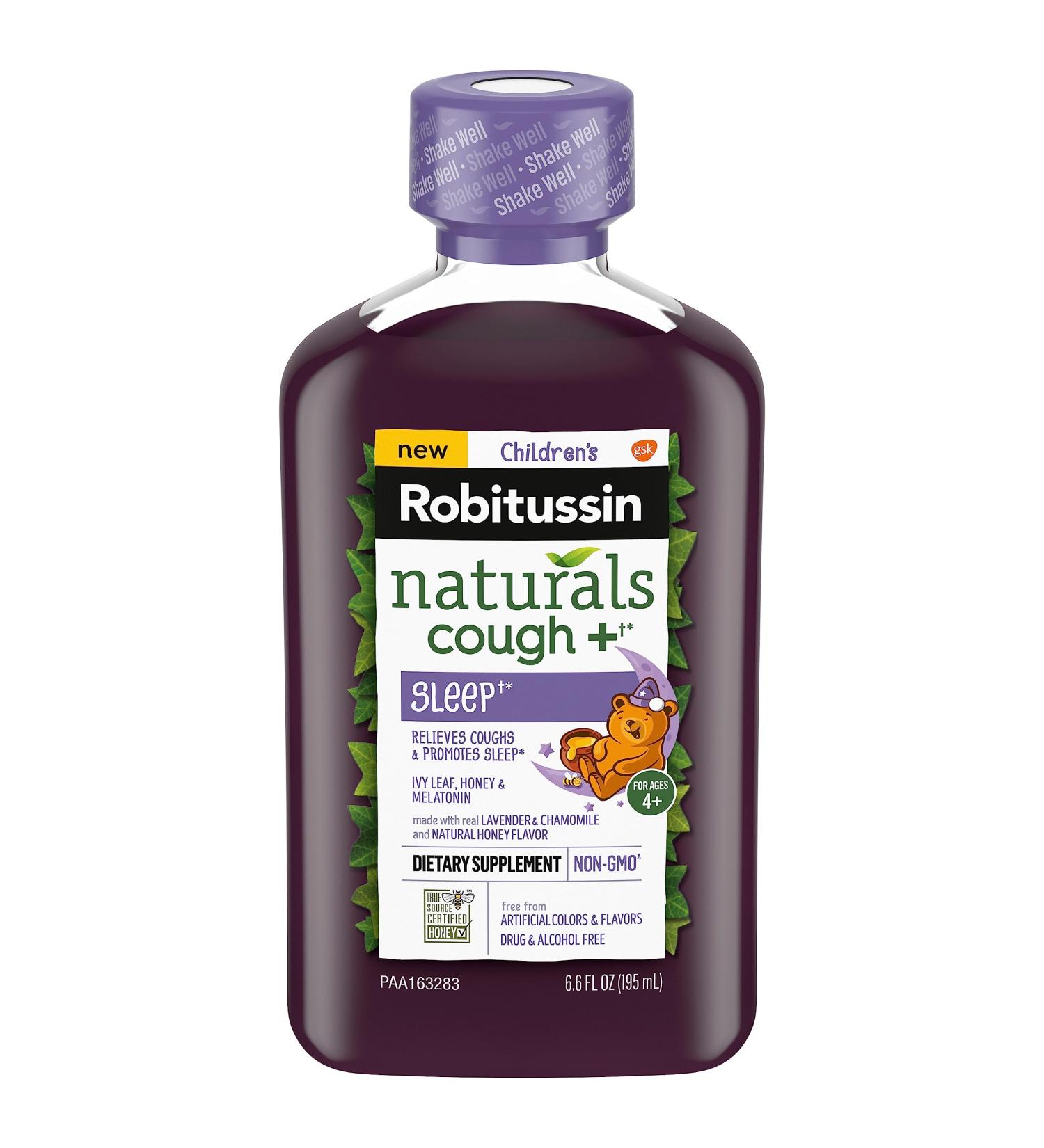 Children's Robitussin Naturals Cough + Sleep Supplement - 6.6 Oz Syrup - Buy Online on GoSupps.com