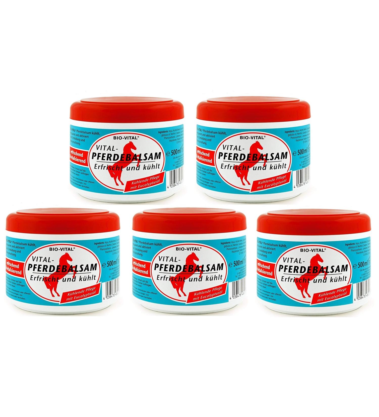 Bio Vital Horse Balm 500 ml – Eucalyptus Oil Balsam Sport Gel