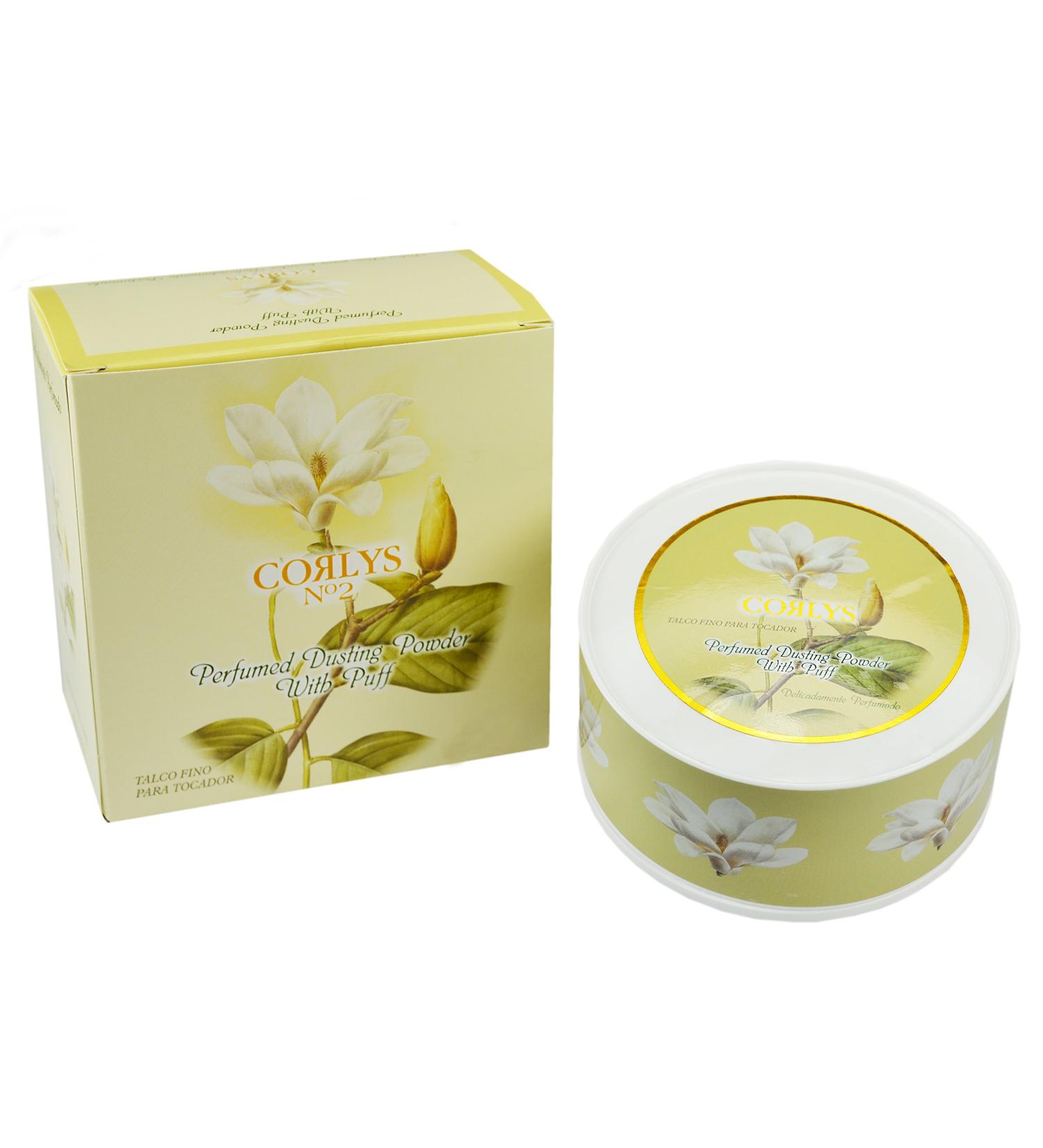 Corlys 6 Oz. Dusting Powder with Puff - Talcum Powder for Soft and Scented Skin - Buy Online on GoSupps.com