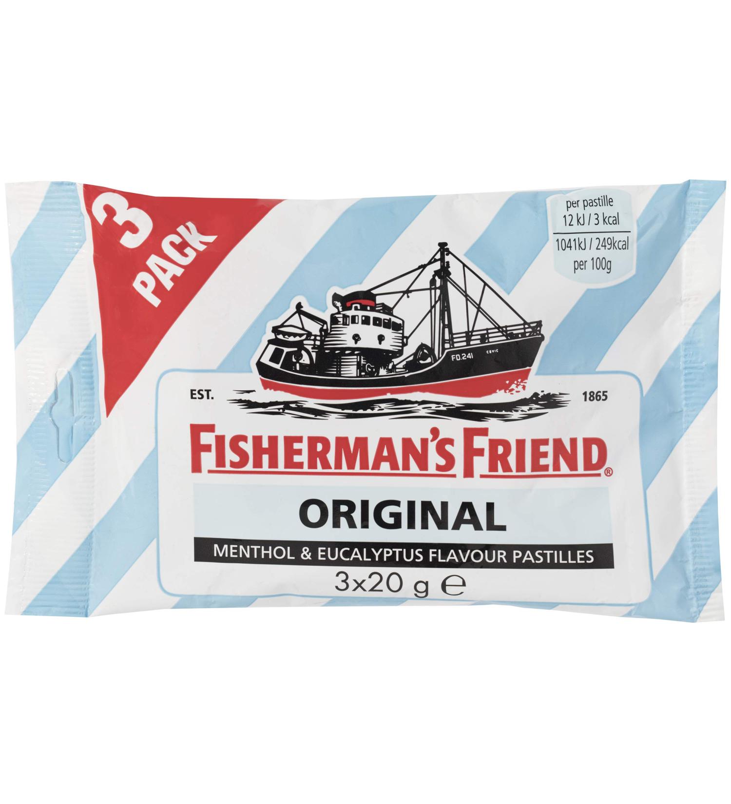 Fisherman's Friend Extra Strong Sugar-Free Lozenges - 3 Bags 4 Pack (4 x 60g) - Buy Internationally - Buy Online on GoSupps.com