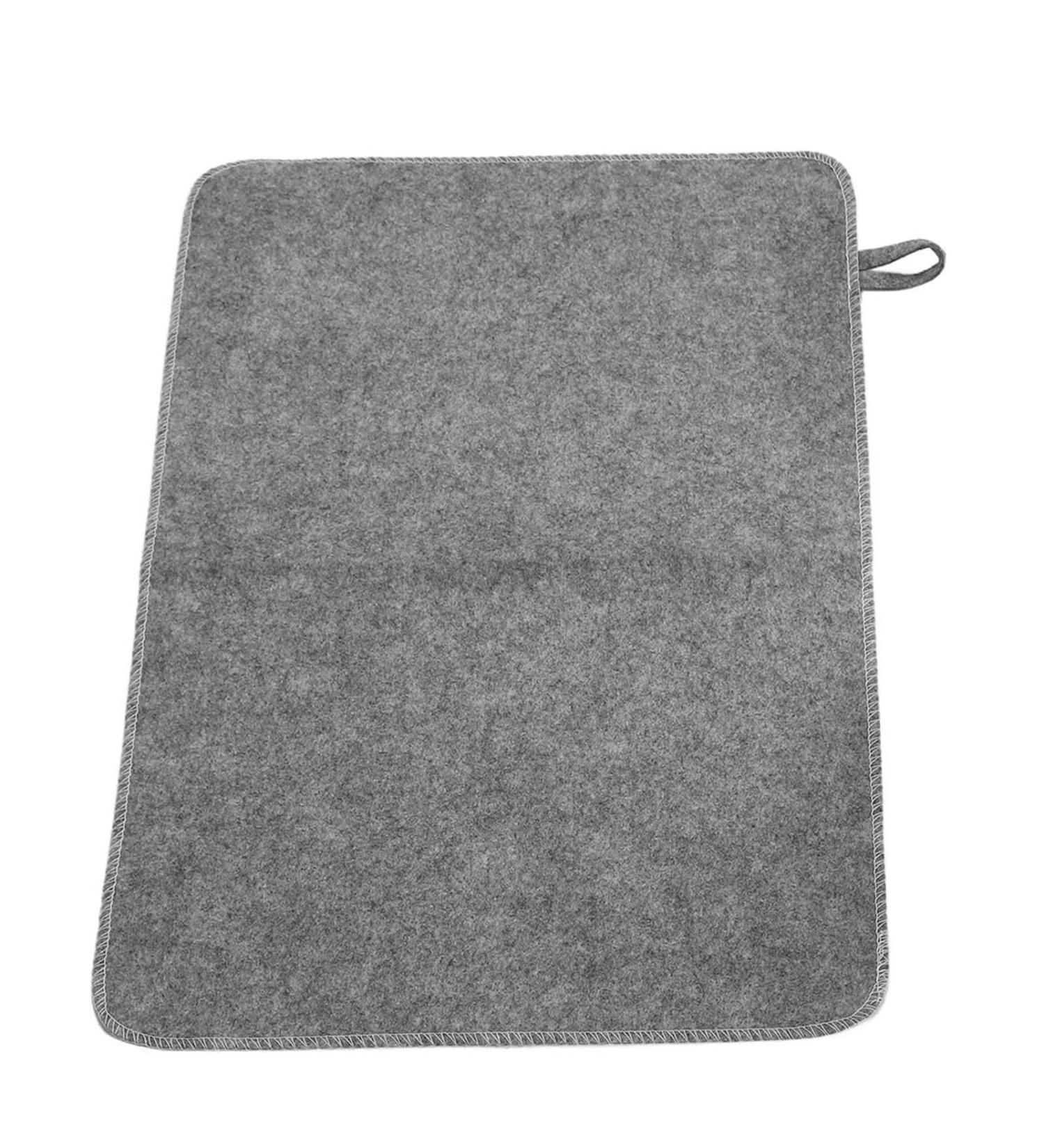 Felt Sauna Mat Water Absorption Hanging Durable Material Fine Stitches Sauna Accessory for Sauna Bath House Shower Room - Buy Online on GoSupps.com