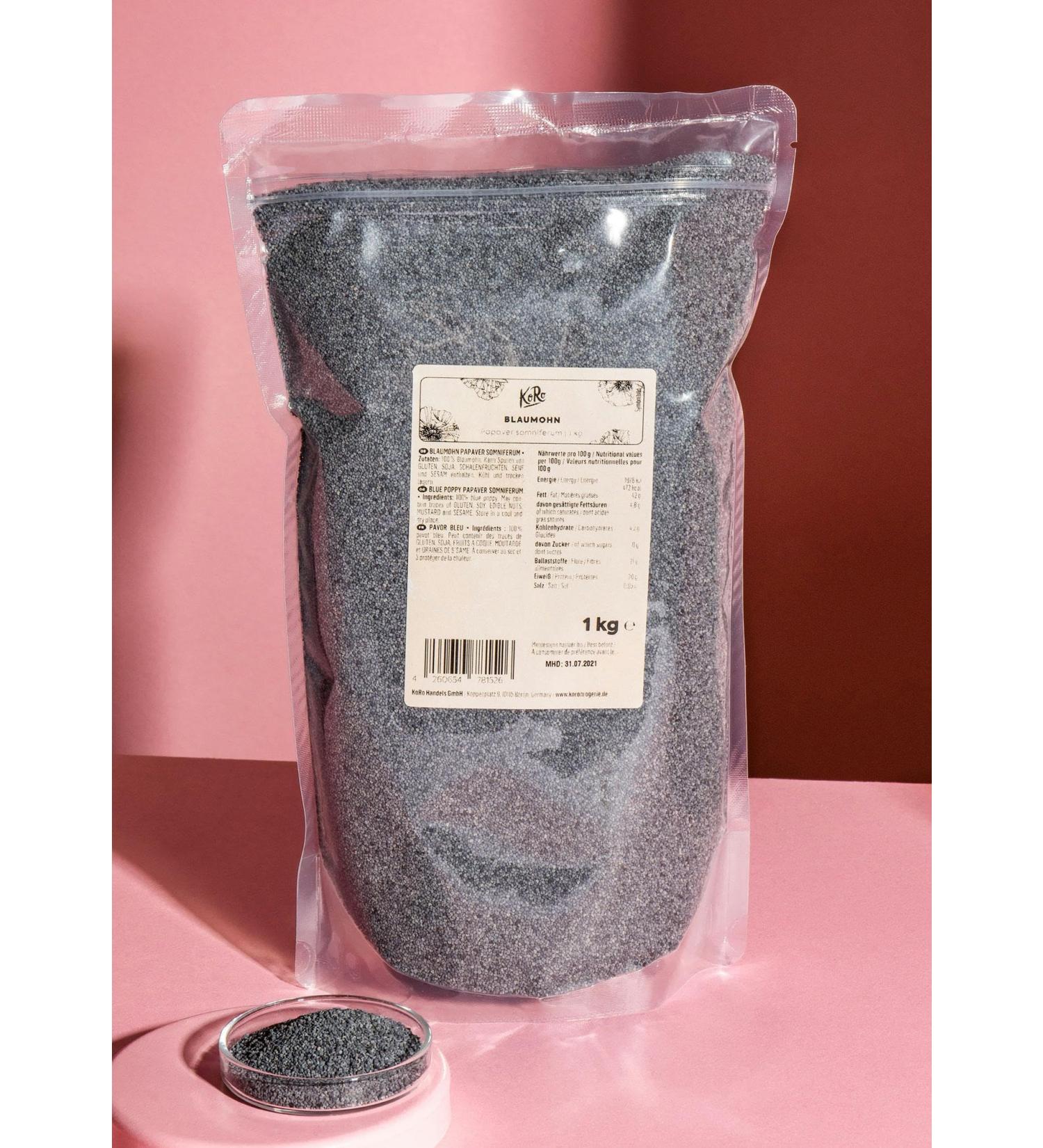 KoRo - Blue Poppy 1 kg - Buy Online on GoSupps.com