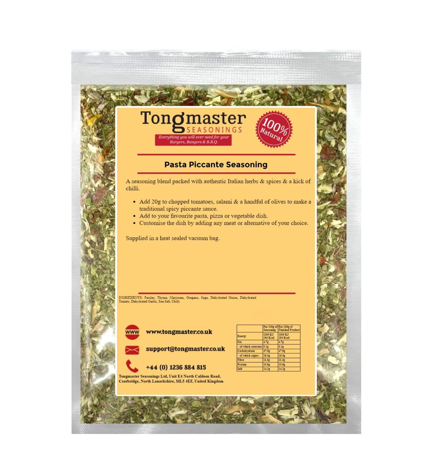 Pasta Piccante Seasoning - 500g - Buy Online on GoSupps.com